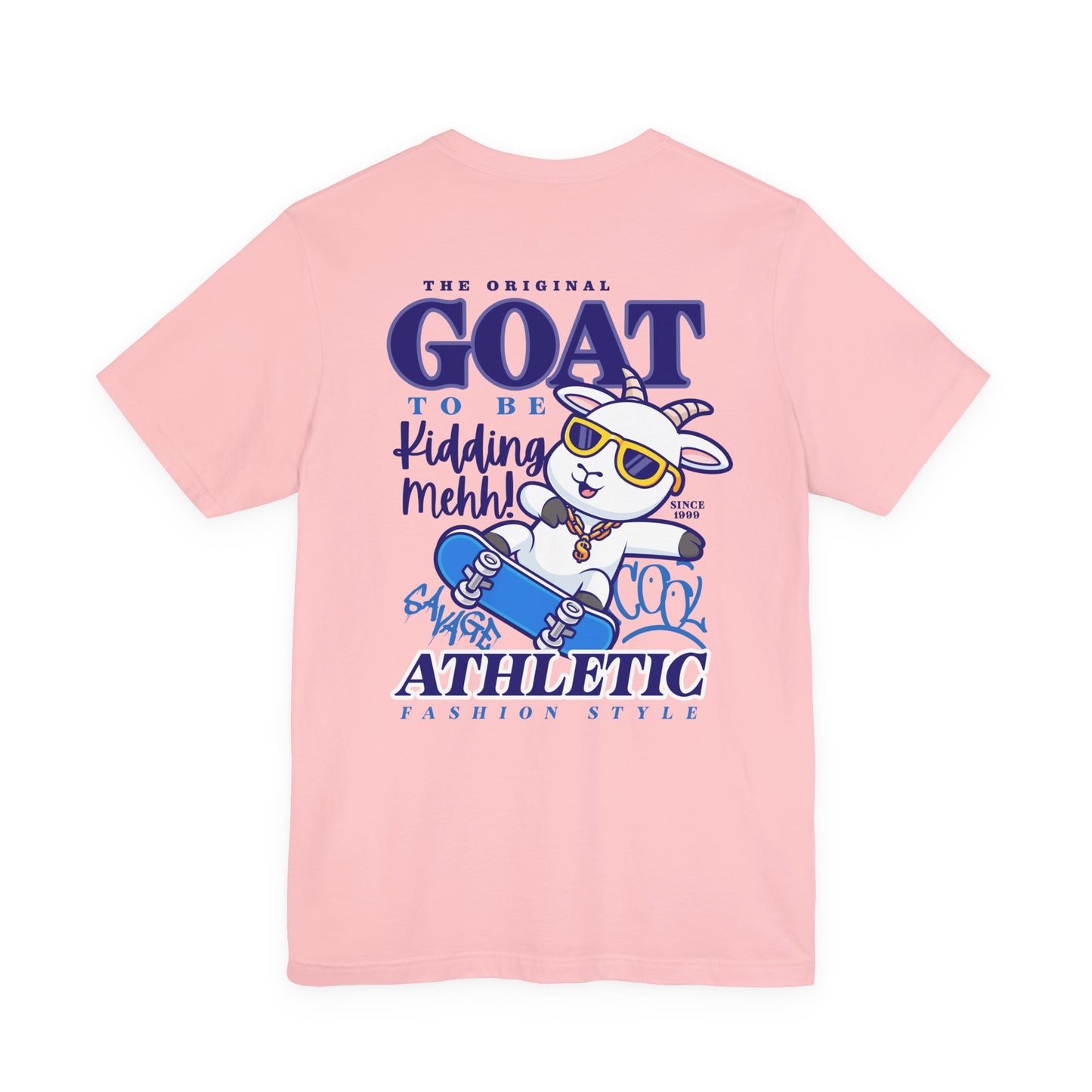 The Original GOAT to be Kidding Mehh! Skateboarding Goat T-Shirt
