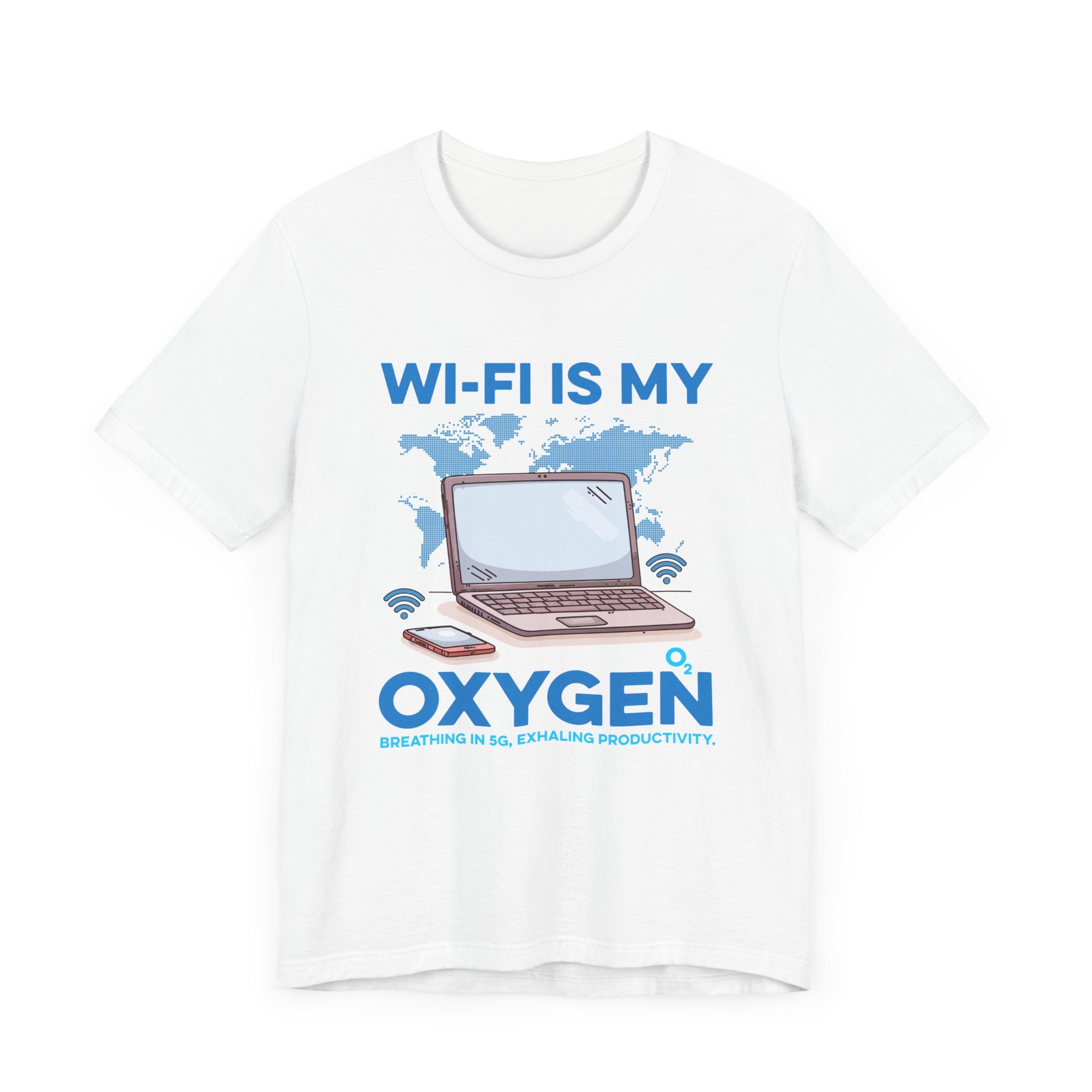 Wi Fi is My Oxygen Official Graphic Statement Tee for Bold Minds, Modern Thinkers, and Everyday Expression Everywhere