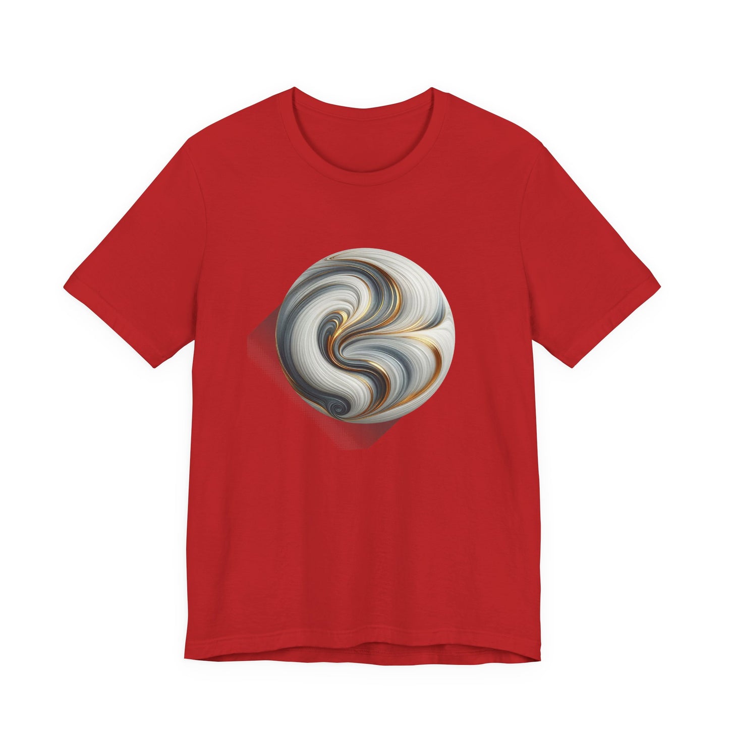 Liquid Marble – Flowing Marble Effect Abstract Graphic T-Shirt