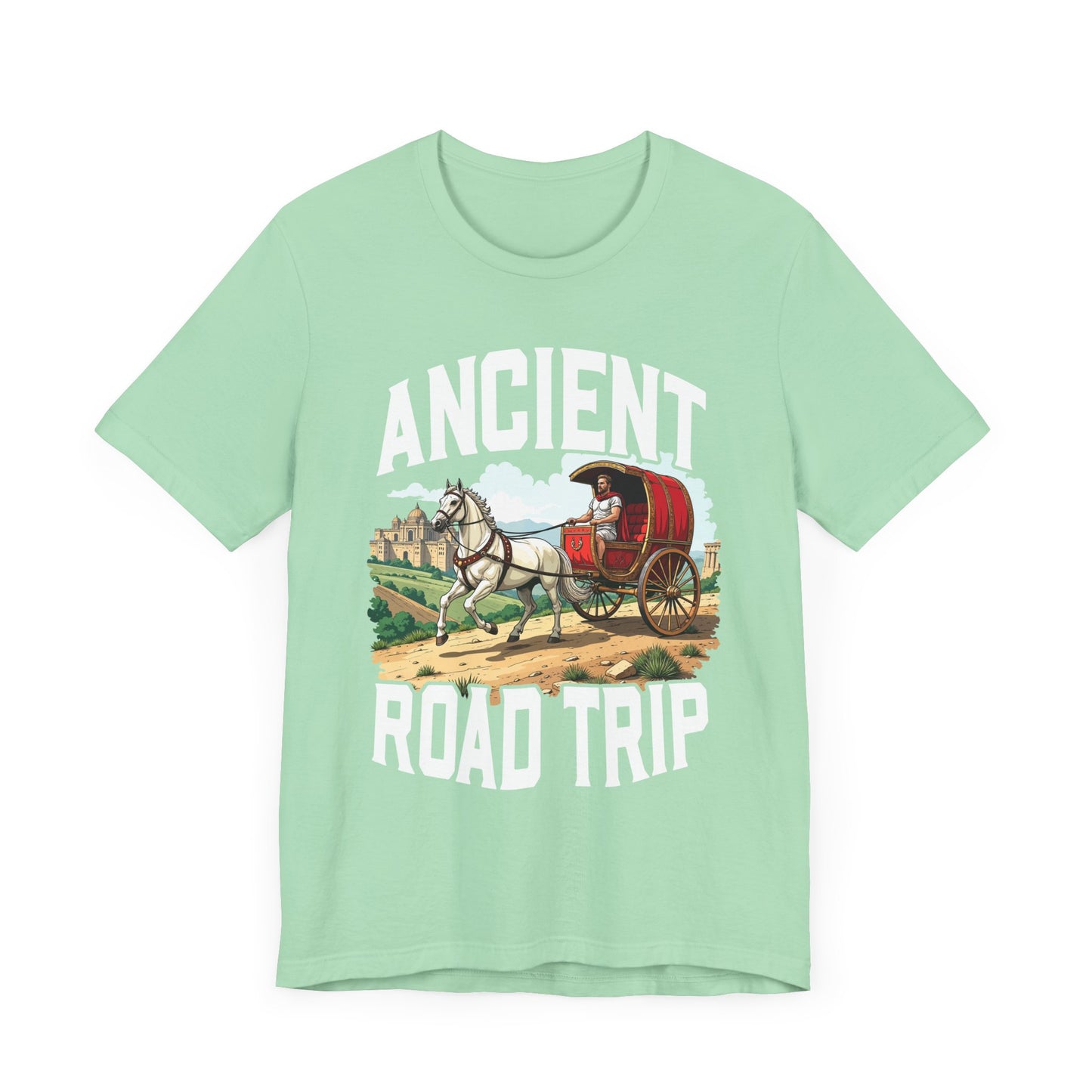 Ancient Road Trip Tee, History Explorer Shirt, Archaeology Adventure Top, Cultural Heritage Graphic, Travel Through Time Gift