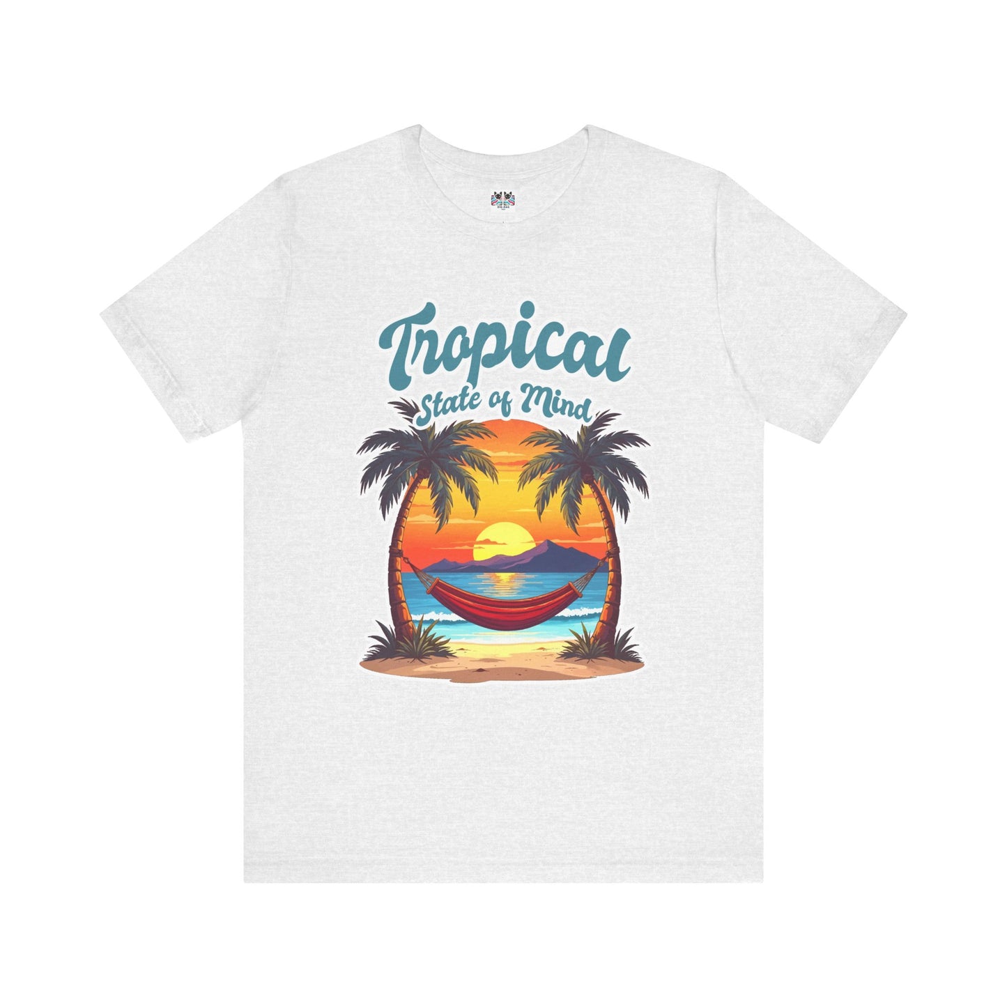 Tropical State of Mind Sunset Hammock Beach T-Shirt