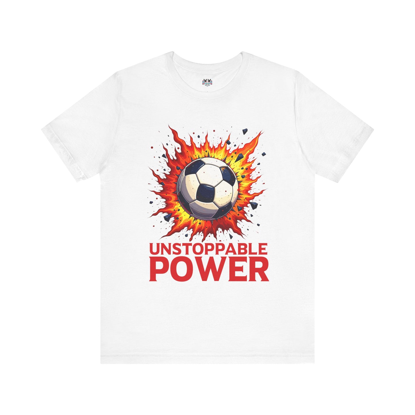 Goal Explosion Soccer Power Shot Flame Ball Scoring Moment T-Shirt