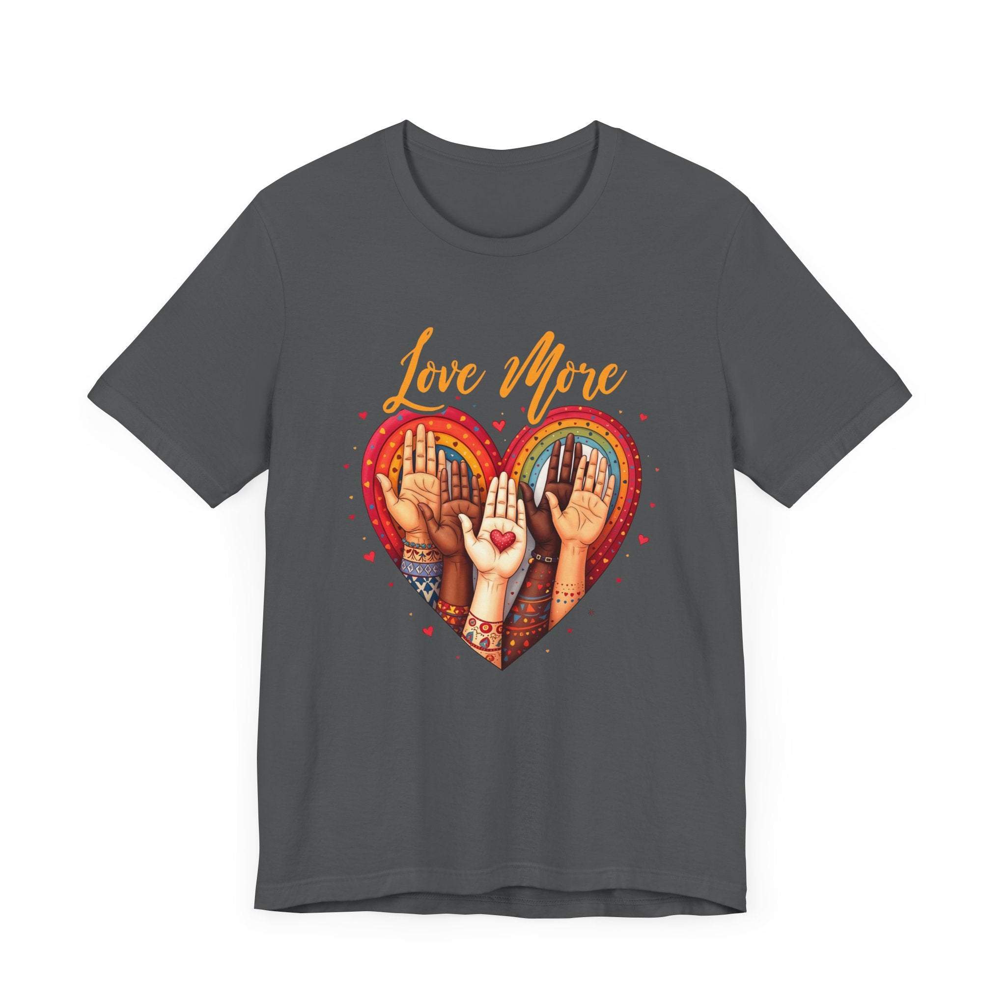 More Love Less Labels Shirt Equality Awareness Graphic Tee Encouraging Acceptance and Identity Beyond Boxes for All People Everywhere
