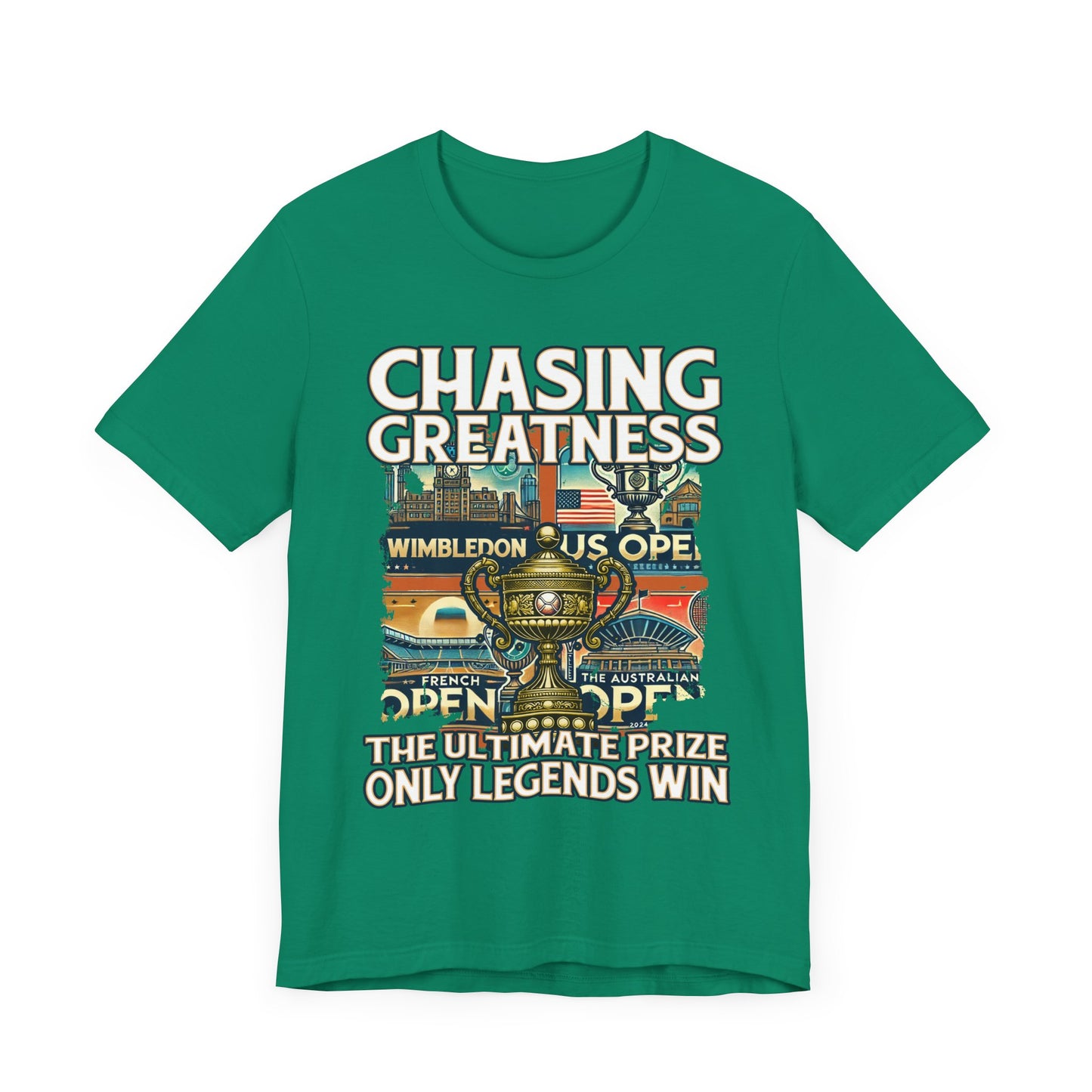 Chasing Greatness – Ultimate Prize Only Legends Win Grand Slam Tennis T-Shirt