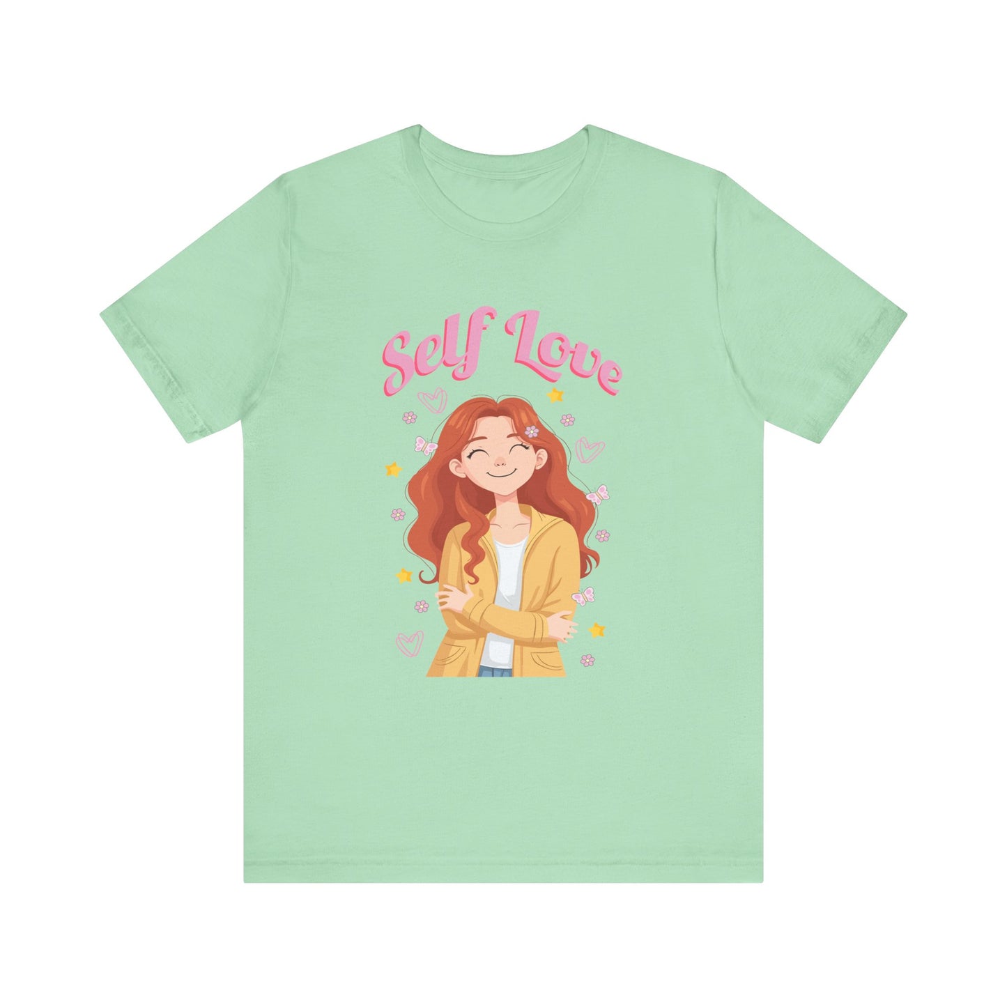 Self Love Official Graphic Statement Tee for Mindful Souls, Inner Peace Seekers, and Confidence Builders Who Radiate Self Respect