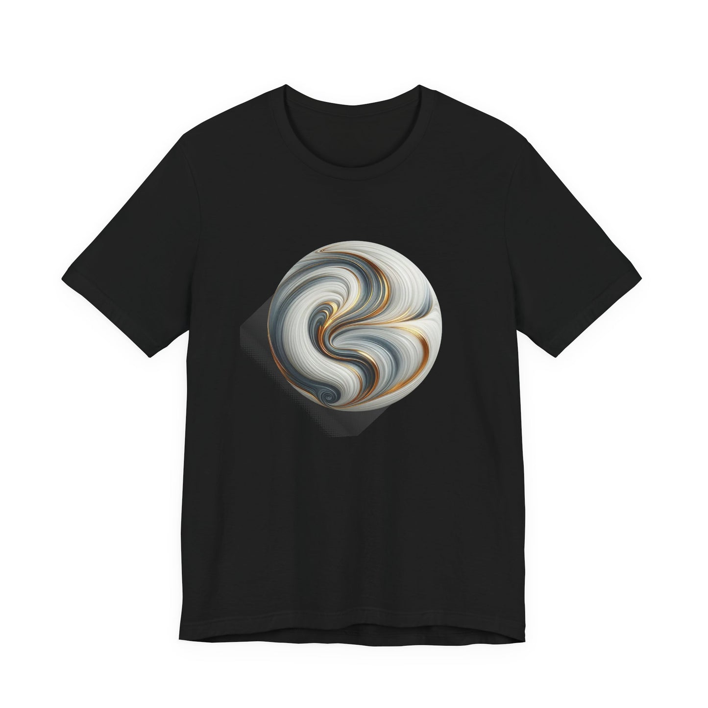 Liquid Marble – Flowing Marble Effect Abstract Graphic T-Shirt