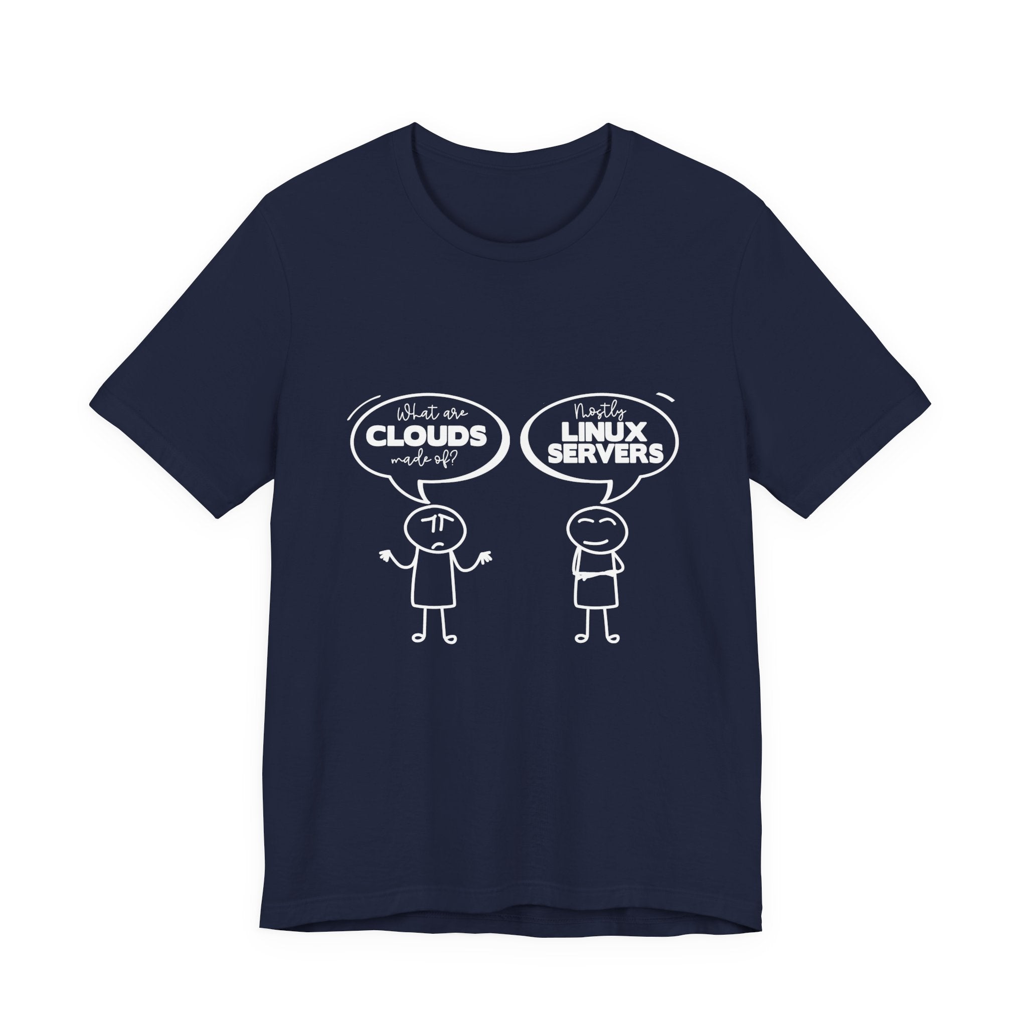 Mostly Linux Servers Funny Cloud T-Shirt