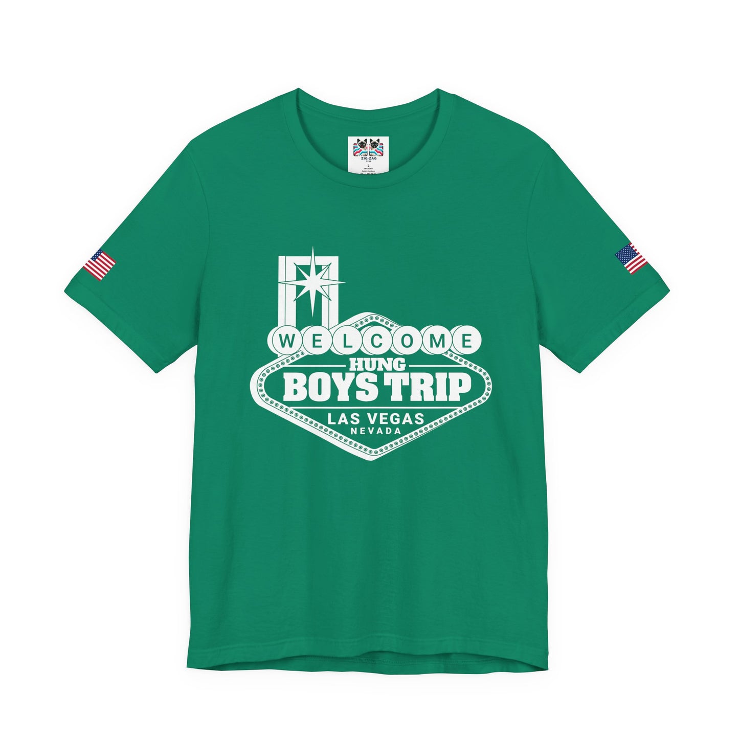 Welcome Hung Boys Trip Las Vegas T-Shirt - Bachelor Party Nevada Guys Weekend