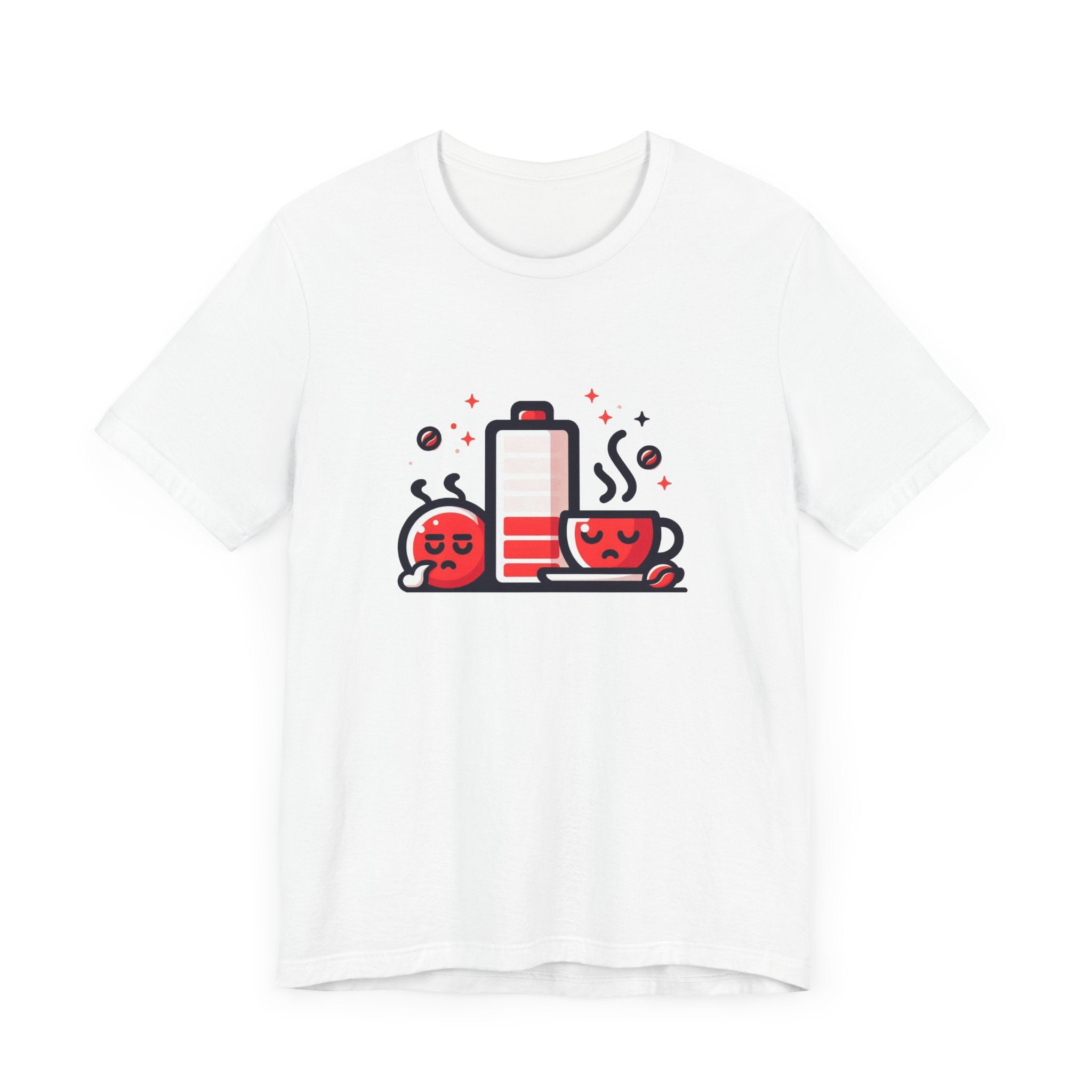 Low Battery | Need Coffee Graphic T-Shirt
