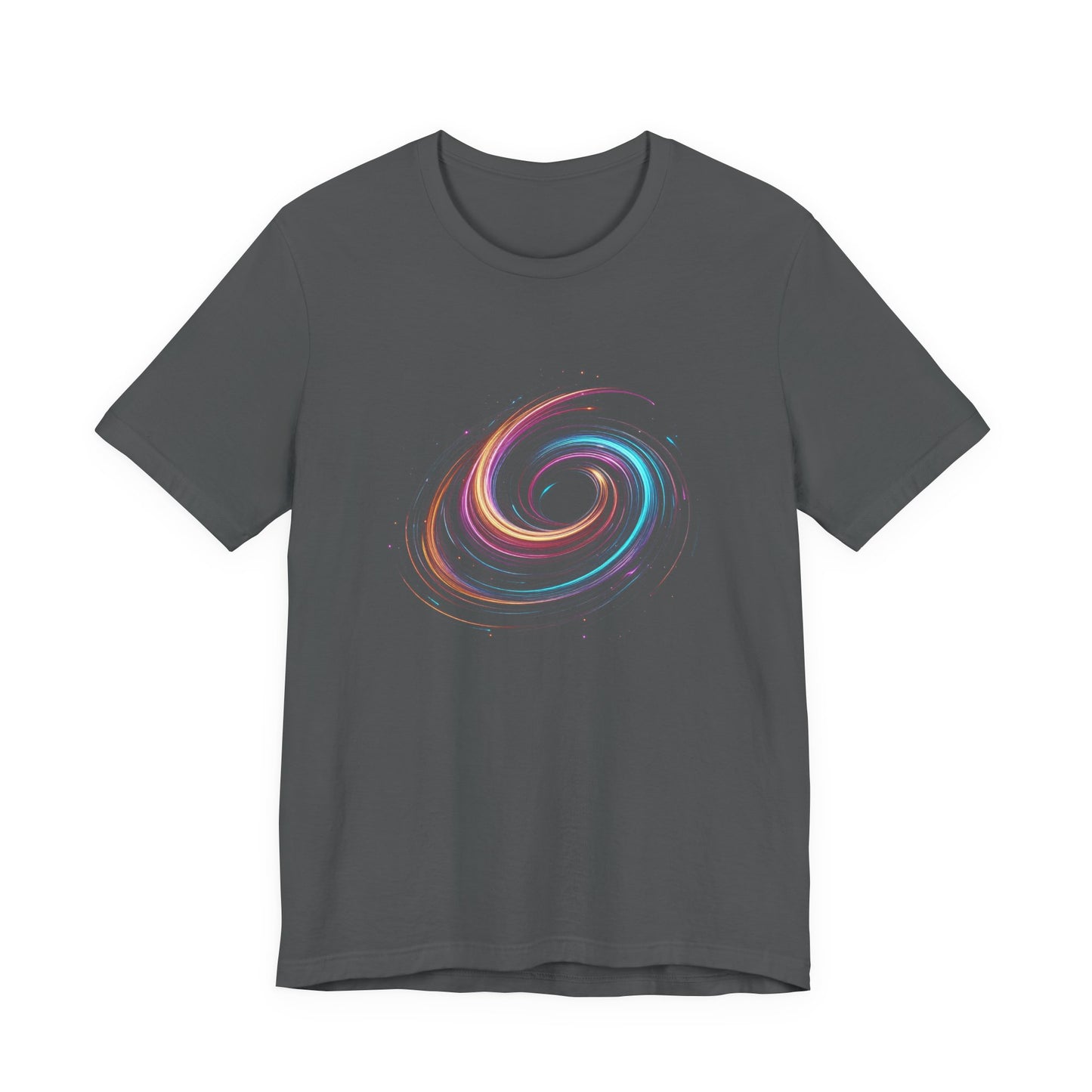 Neon Swirls – Vibrant Abstract Glow Graphic T-Shirt