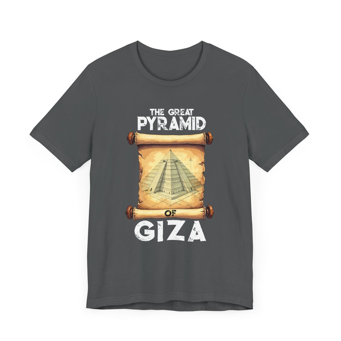 Pyramid Blueprint Tee, Ancient Design Shirt, Egypt History Graphic Tee, Architectural Genius Top, Cultural Heritage Gift