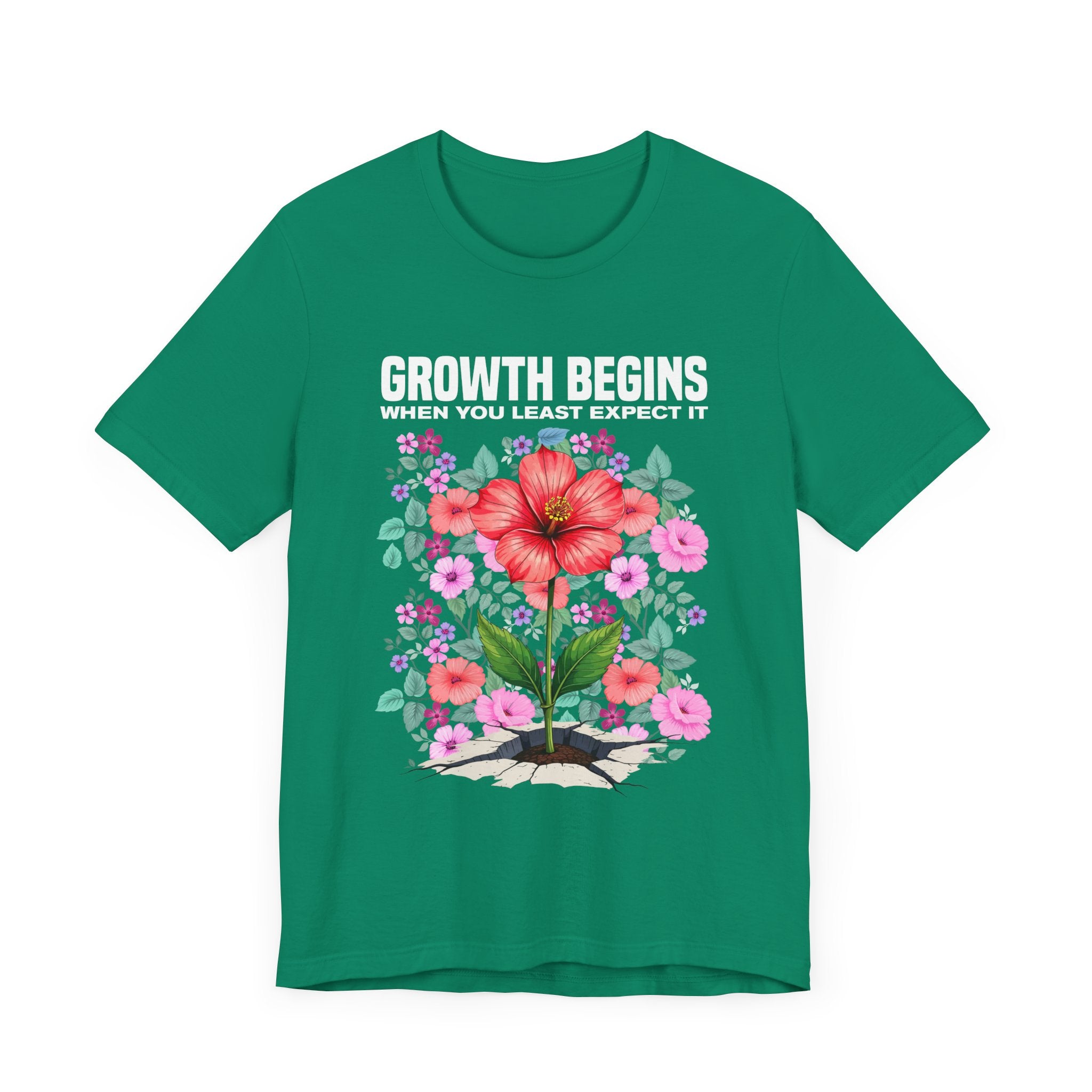 Bloom Where You Are Planted Tee, Inspirational Quote Shirt, Personal Growth Top, Garden Life Tee, Flourish Message Gift