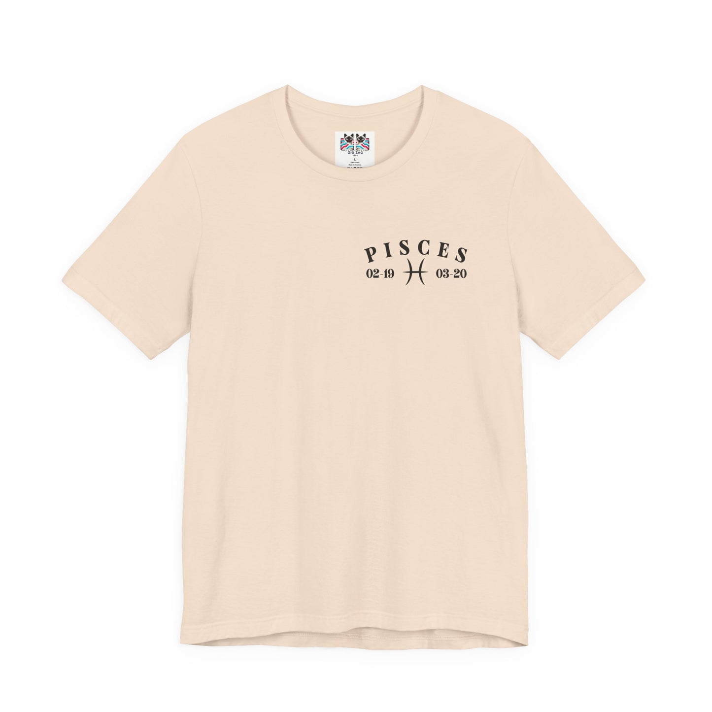 Pisces Constellation & Floral Zodiac T-Shirt – February 19 to March 20