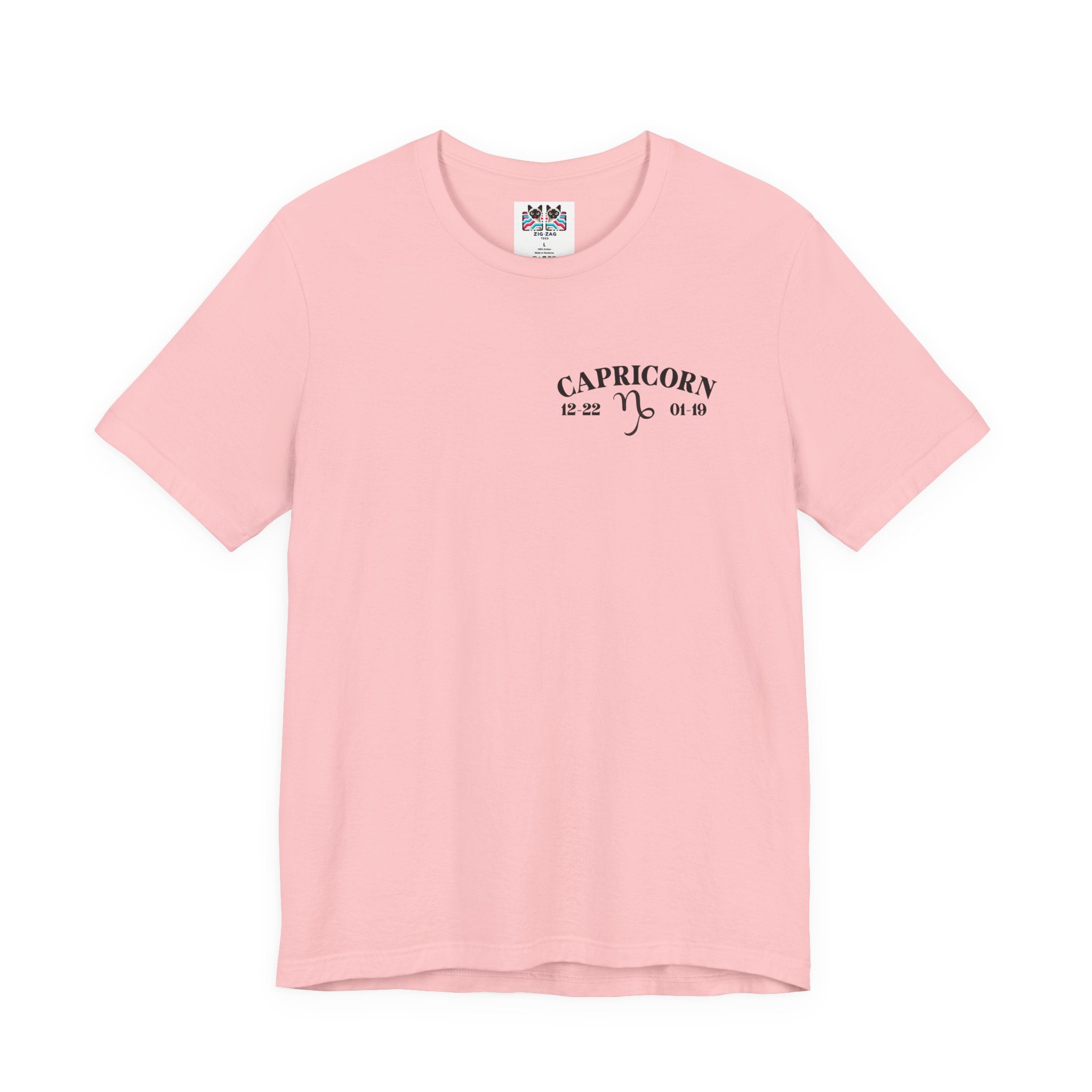 Capricorn Constellation & Floral Zodiac T-Shirt – December 22 to January 19
