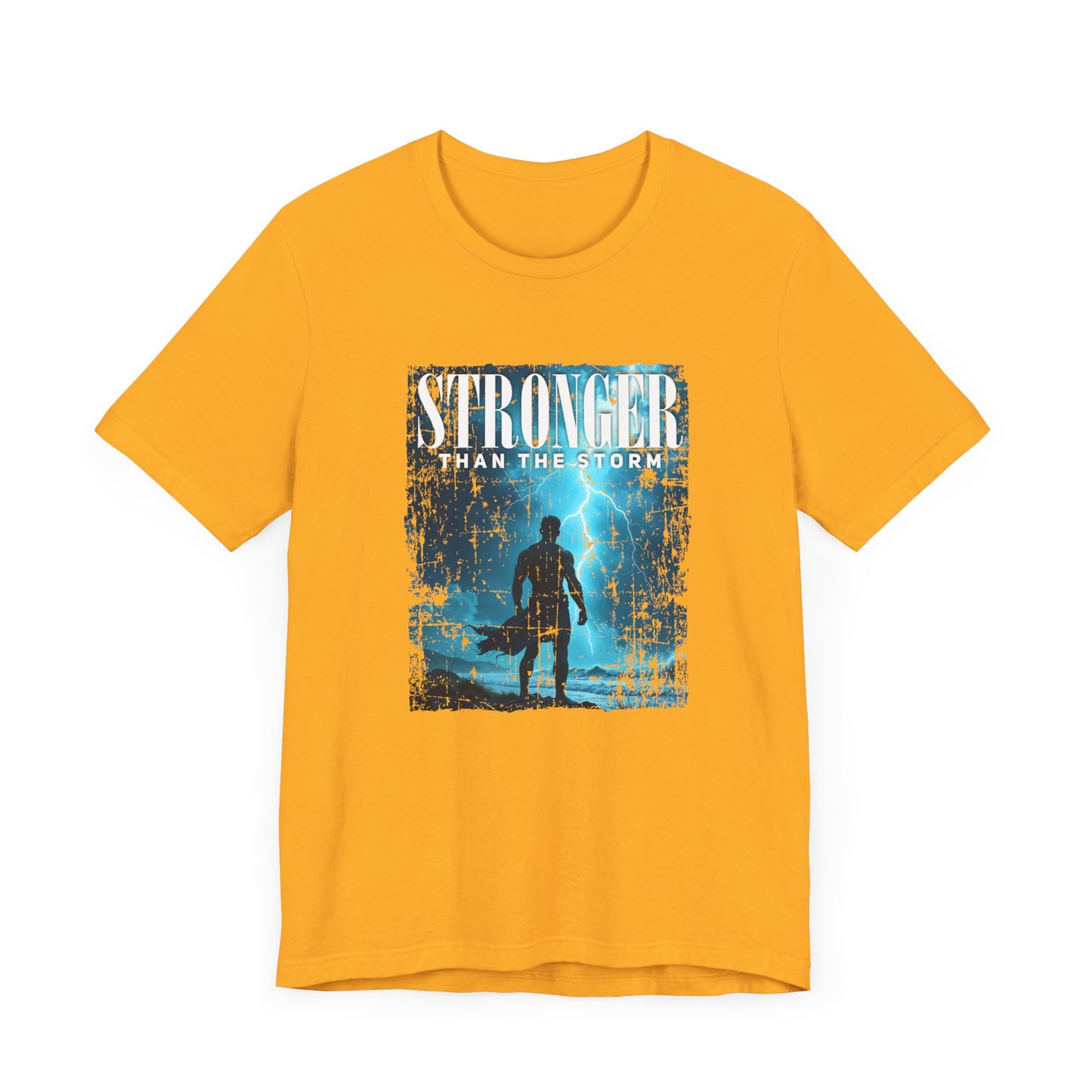 Stronger than the Storm Tee, Mental Strength Shirt, Resilience Affirmation Tee, Encouragement Graphic Top, Tough Times Gift