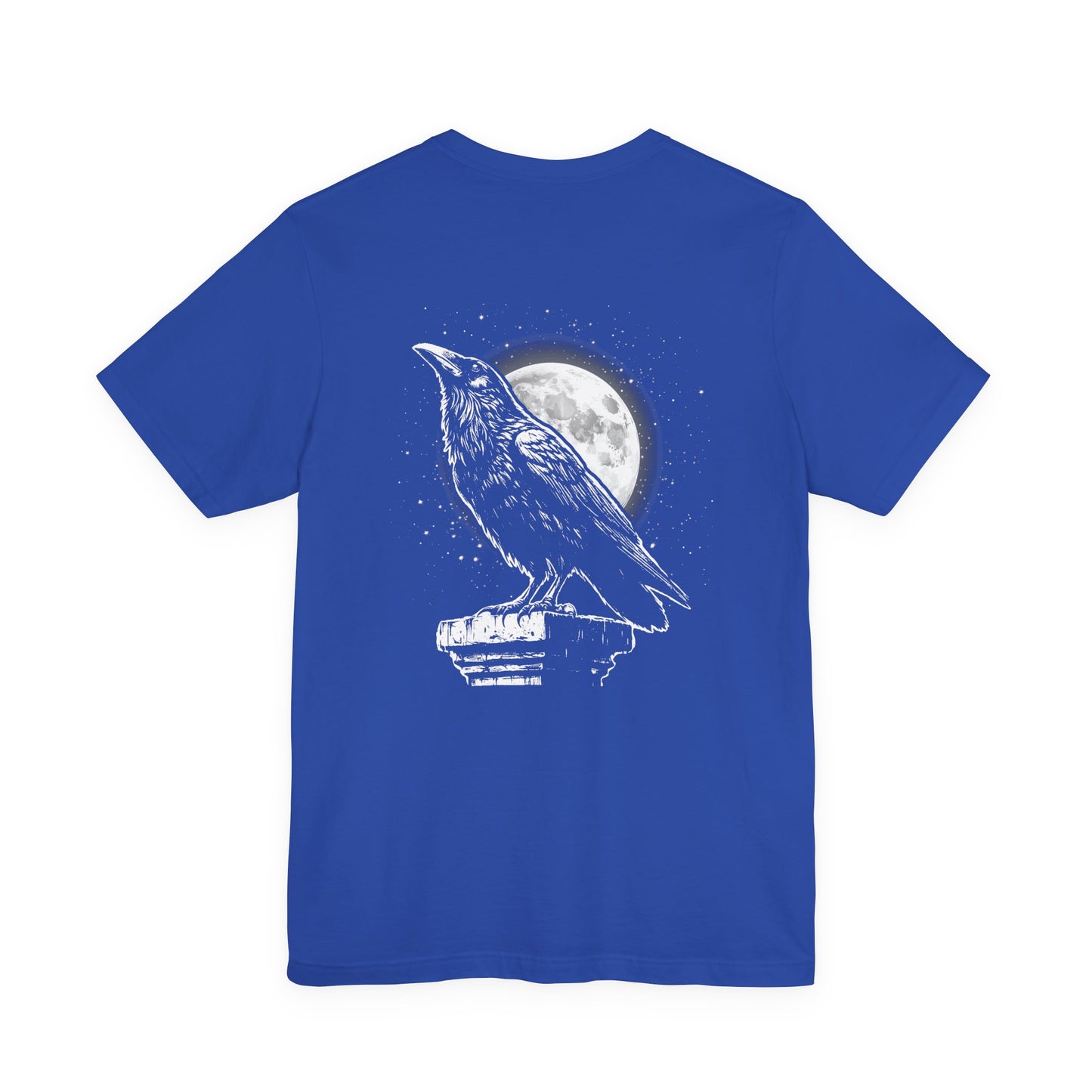 Moonlit Raven Tower Night Gothic T-Shirt