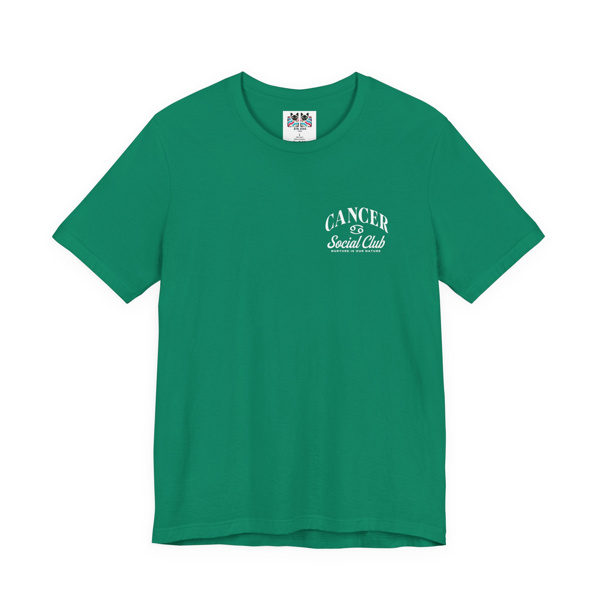 Cancer Social Club T-Shirt – Nurture Is Our Nature Zodiac Design