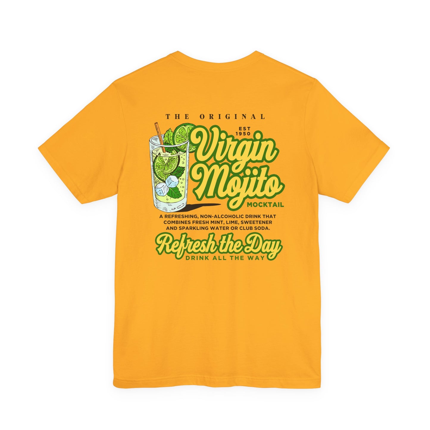 Refreshing Virgin Mojito Mocktail T-Shirt – Lime, Mint & Good Vibes