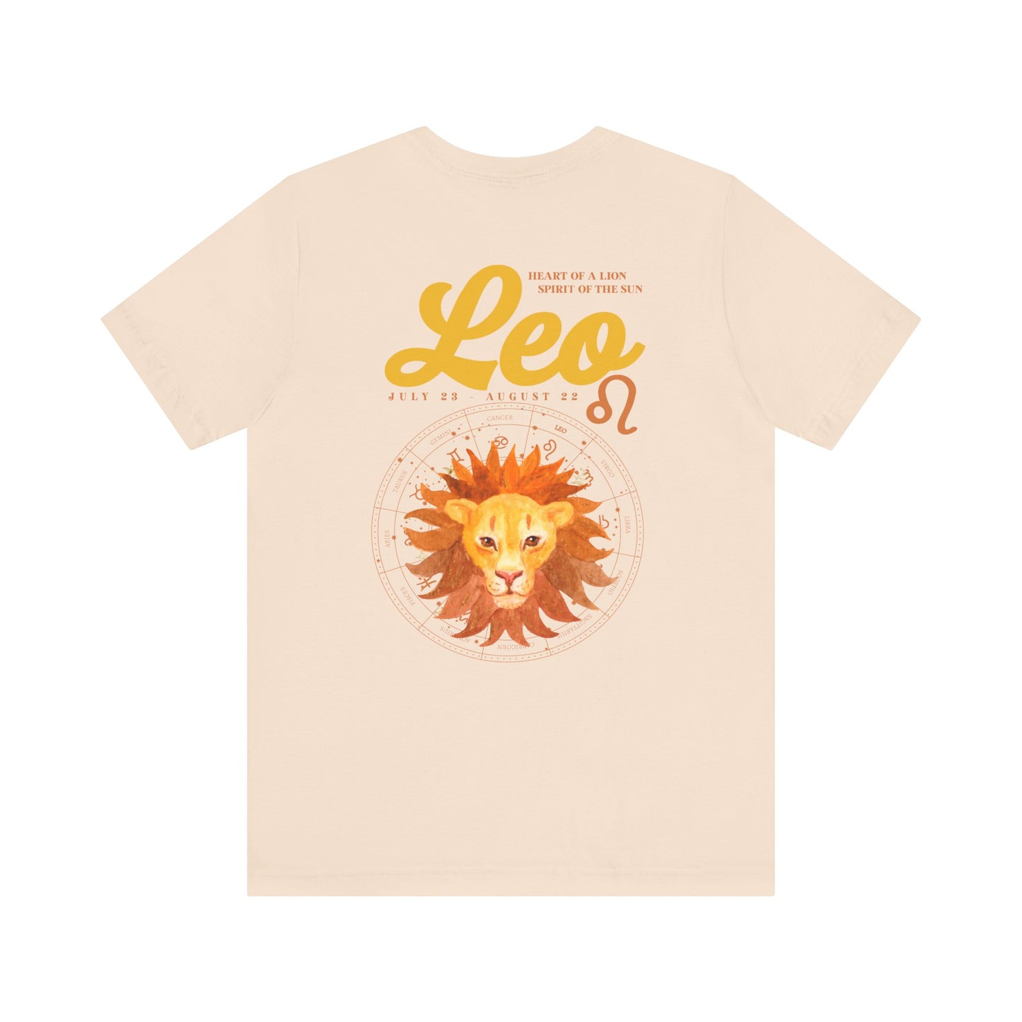 Leo Constellation & Floral Zodiac T-Shirt – July 23 to August 22