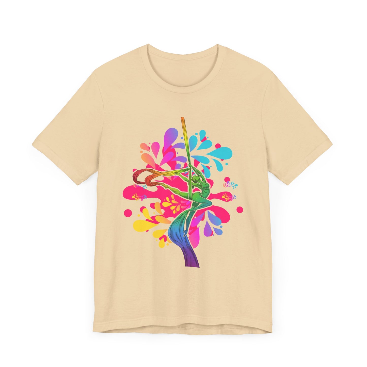 Aerialist Silks Rainbow - Colorful Circus & Dance T-Shirt