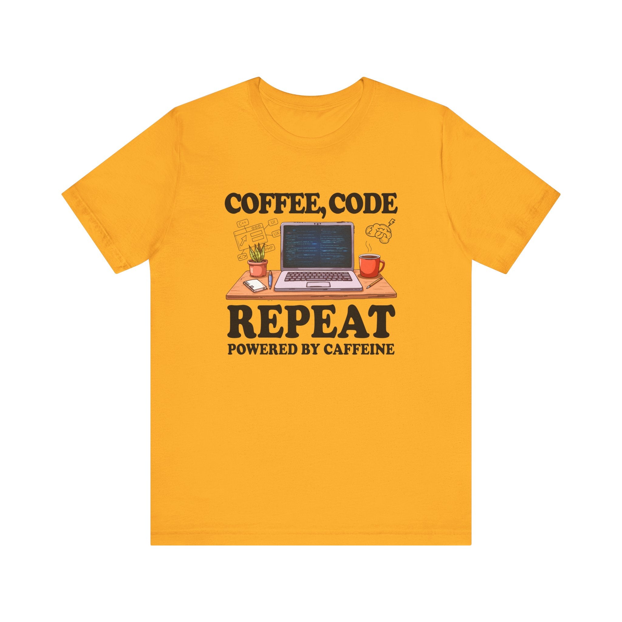 Coffee, Code, Repeat   Official Graphic Statement Tee for Bold Minds, Modern Thinkers, and Everyday Expression Everywhere