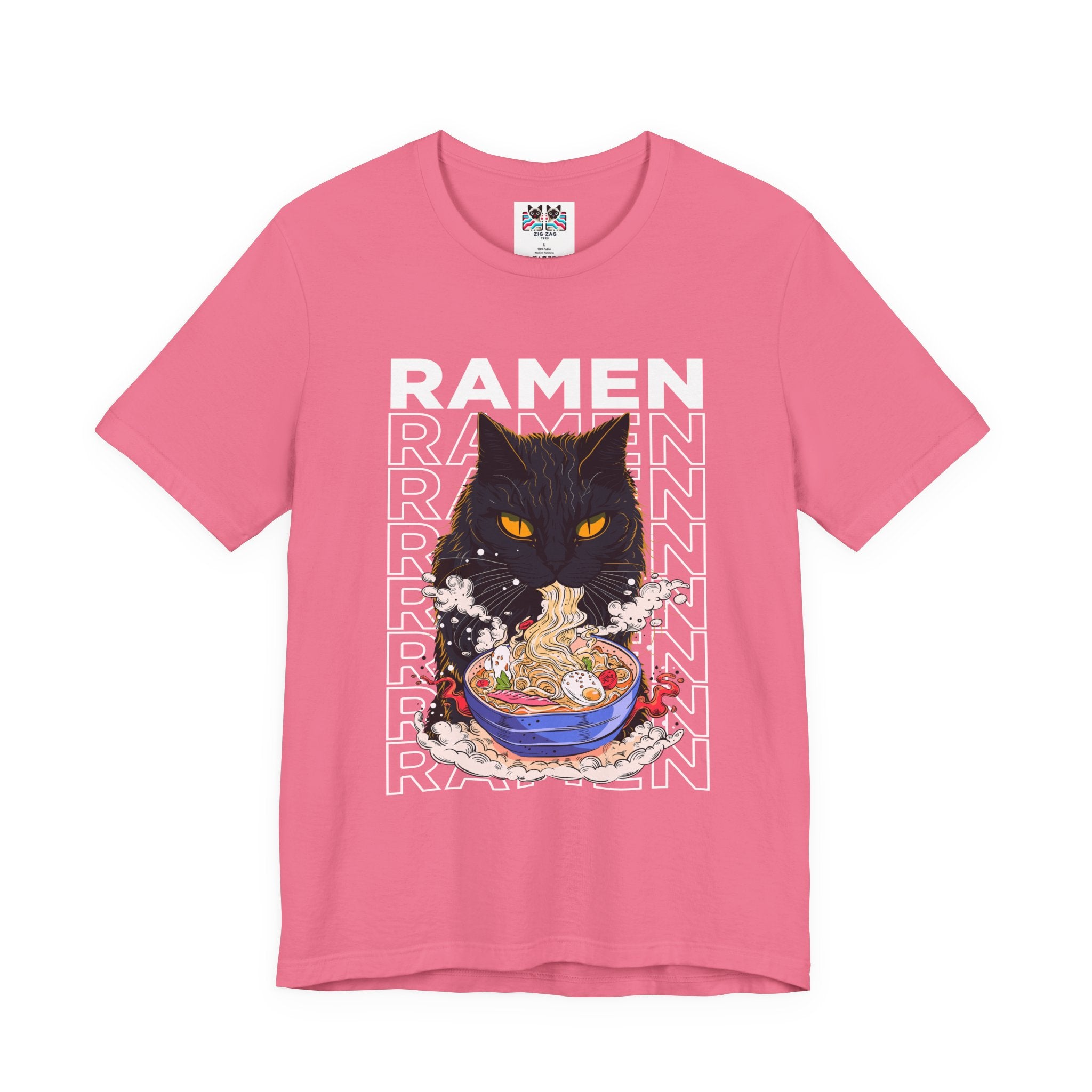 Ramen Cat Noodles Japanese Food Lover T-Shirt