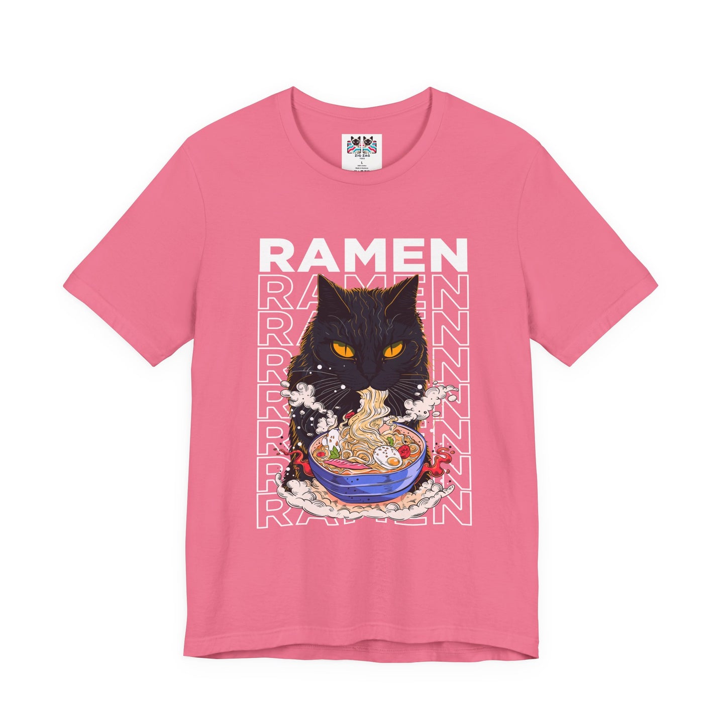 Ramen Cat Noodles Japanese Food Lover T-Shirt
