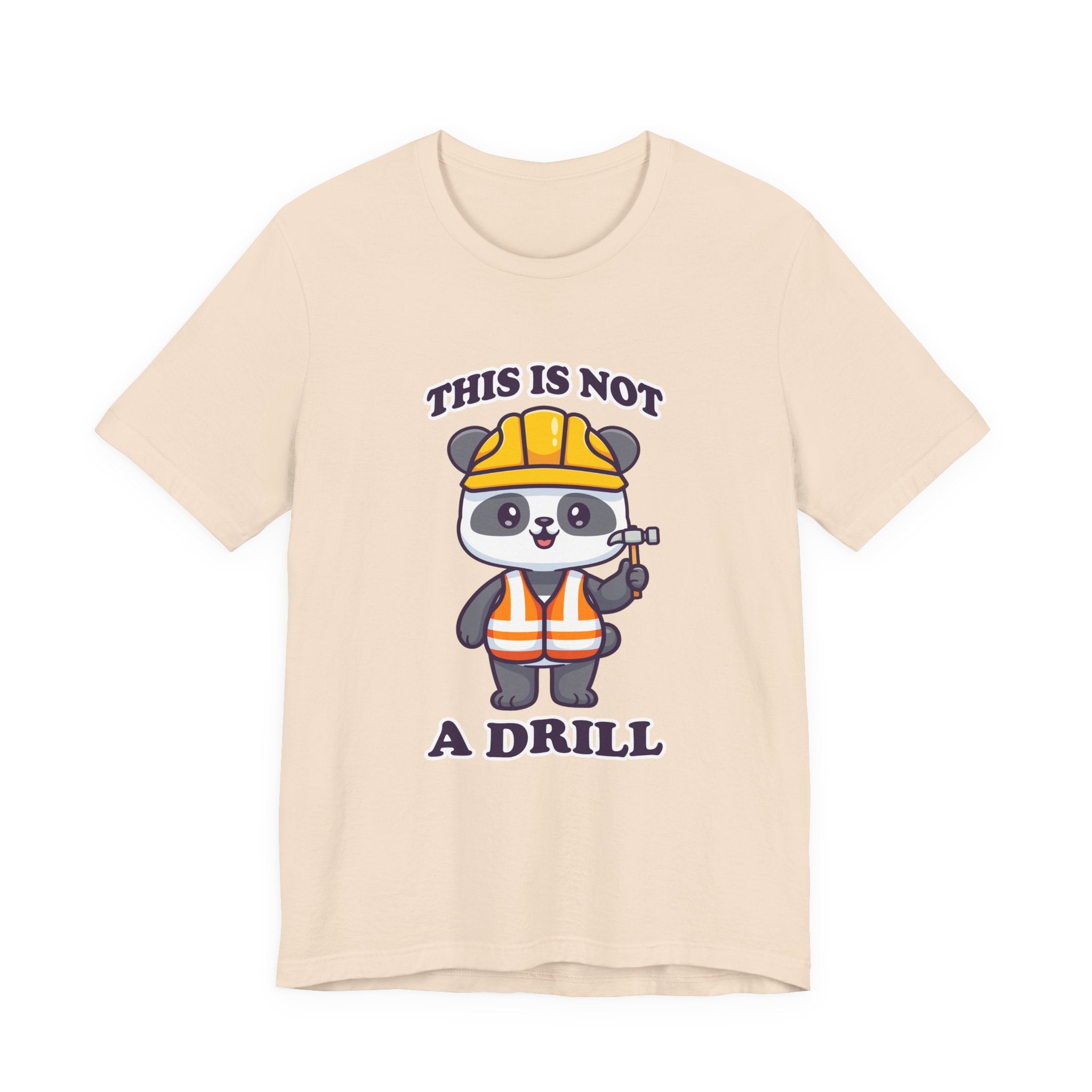 This Is Not a Drill T-Shirt – Cute Puppy Construction Worker Graphic Tee