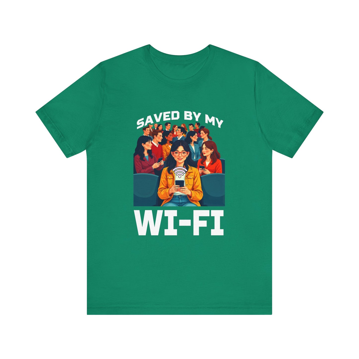 Wi Fi Over Human Connection Tee for Introverts Who Prefer Signal Strength, Streaming Peace, and the Comfort of Quiet Disconnect