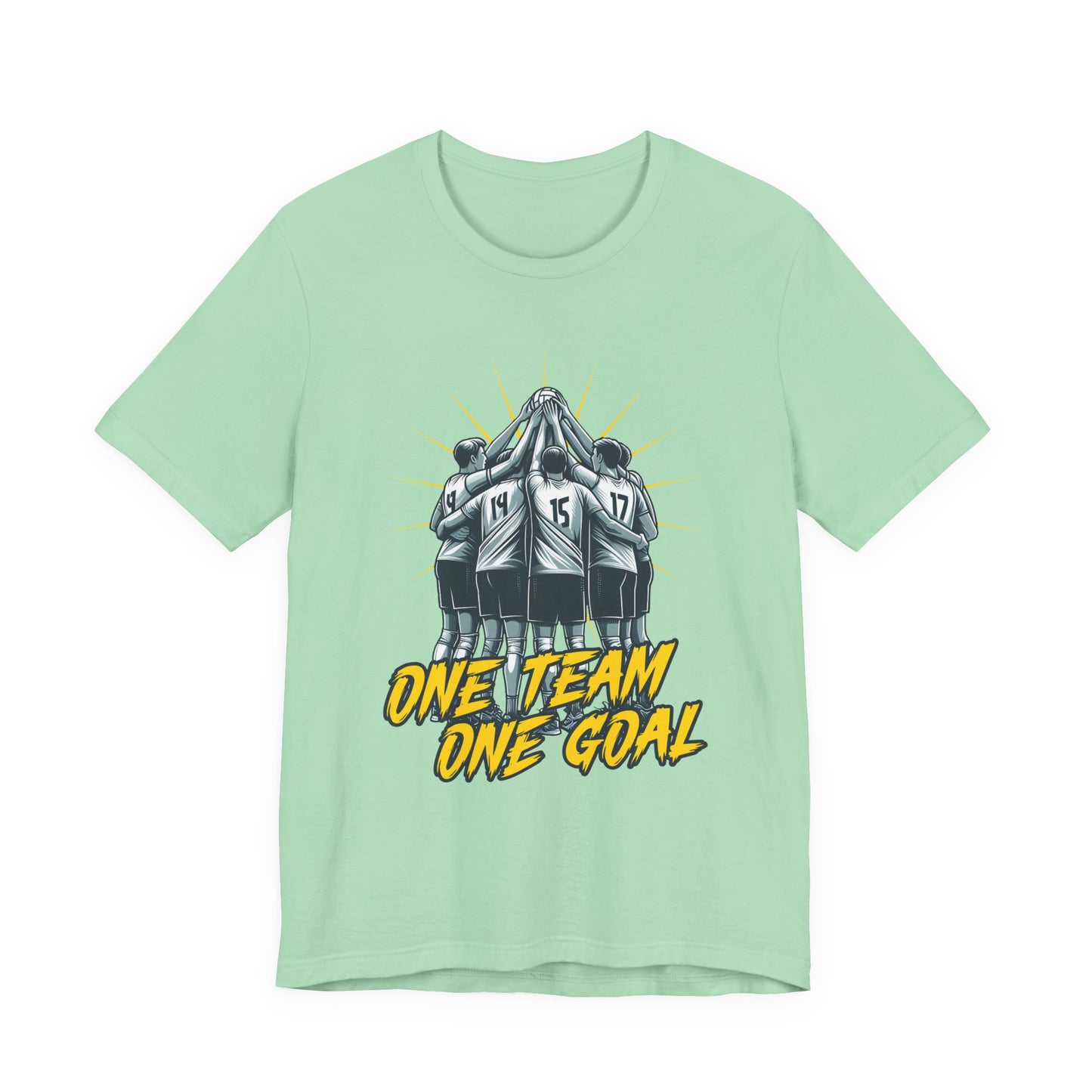 One Team One Goal – Team Huddle Unity Graphic T-Shirt