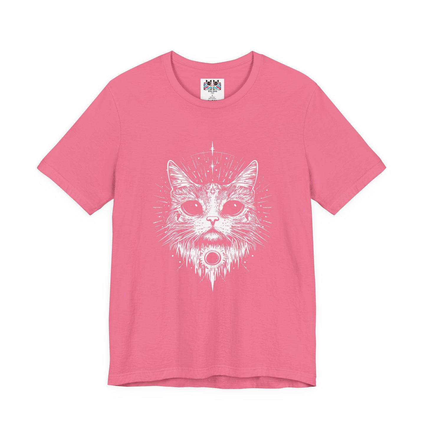 Mystic Moon Cat and Magic Mushrooms T-Shirt