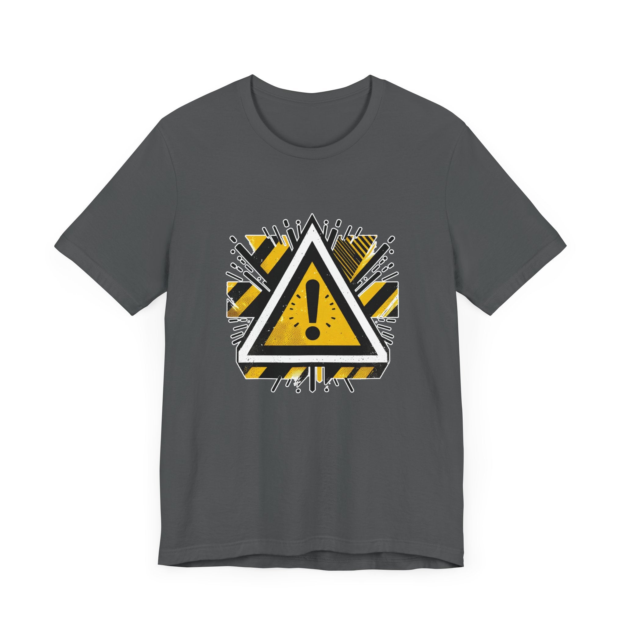 Abstract Warning | Modern Warning Symbol Graphic T-Shirt