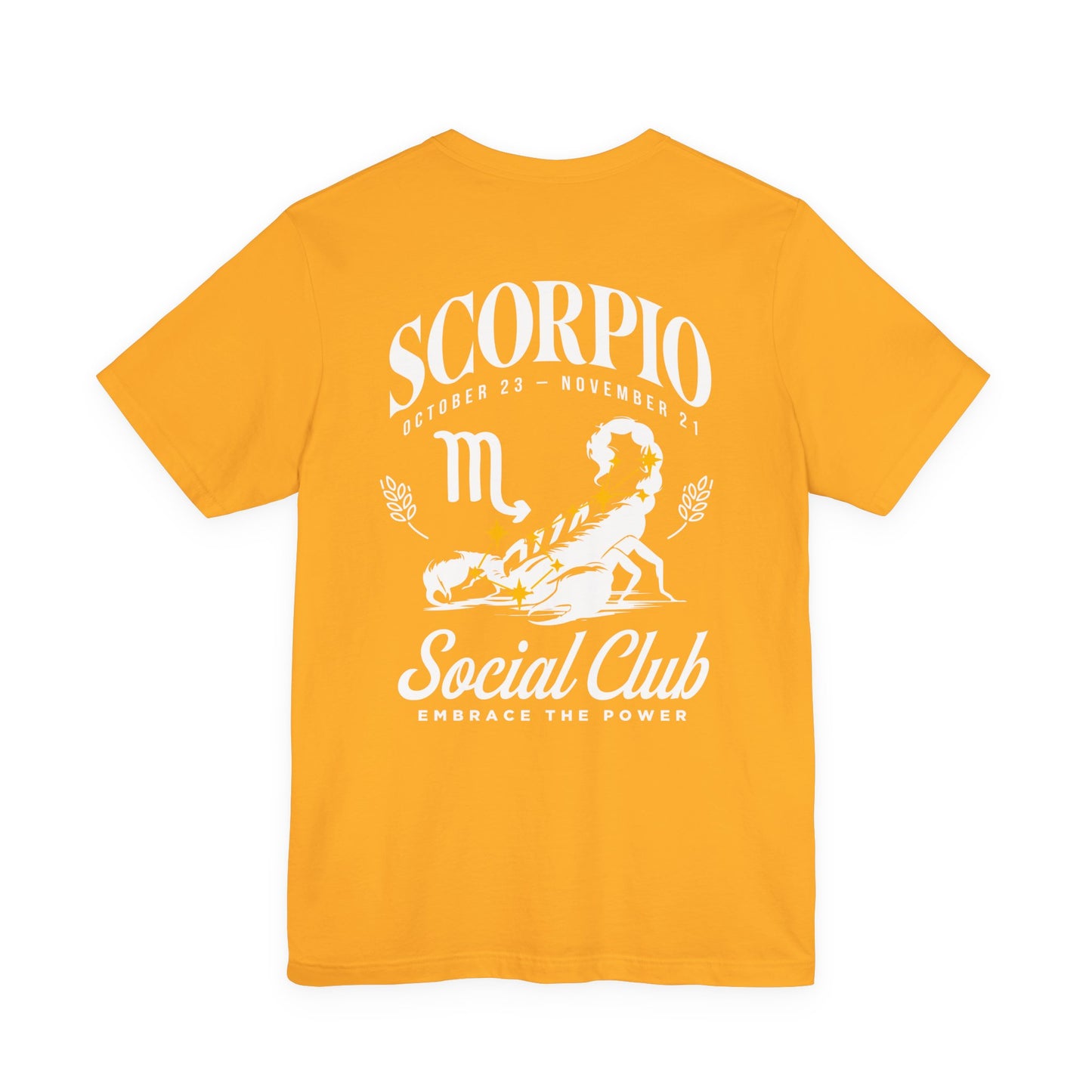 Scorpio Social Club T-Shirt – Scorpion with Zodiac Constellation Graphic