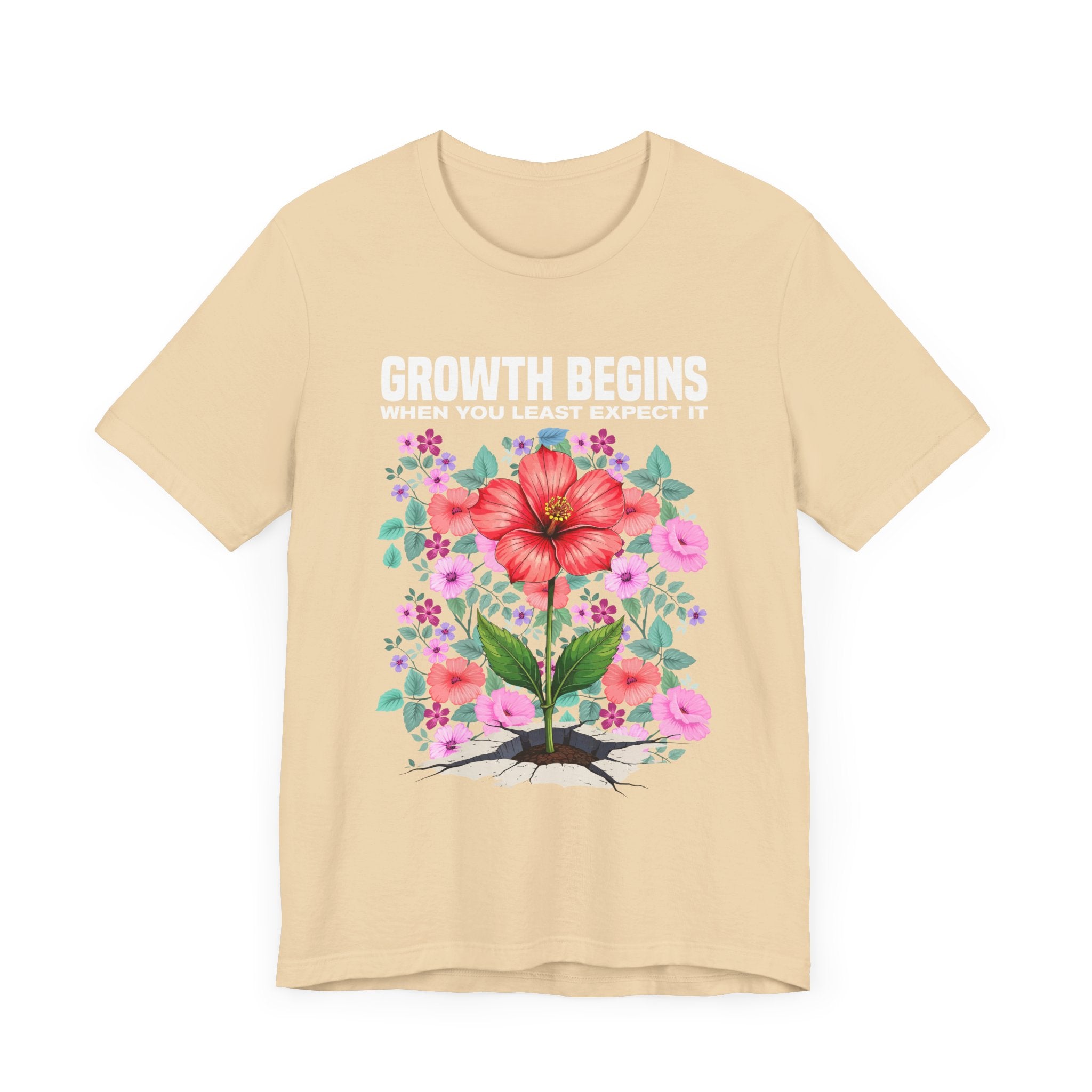 Bloom Where You Are Planted Tee, Inspirational Quote Shirt, Personal Growth Top, Garden Life Tee, Flourish Message Gift