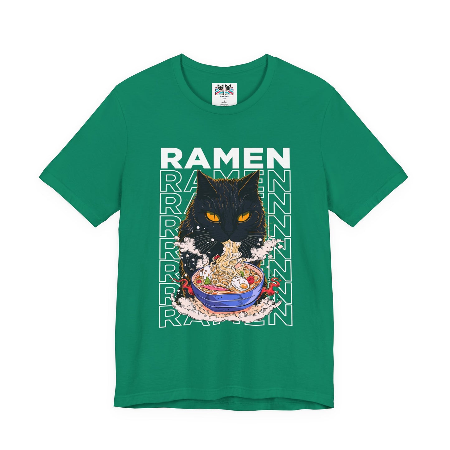 Ramen Cat Noodles Japanese Food Lover T-Shirt