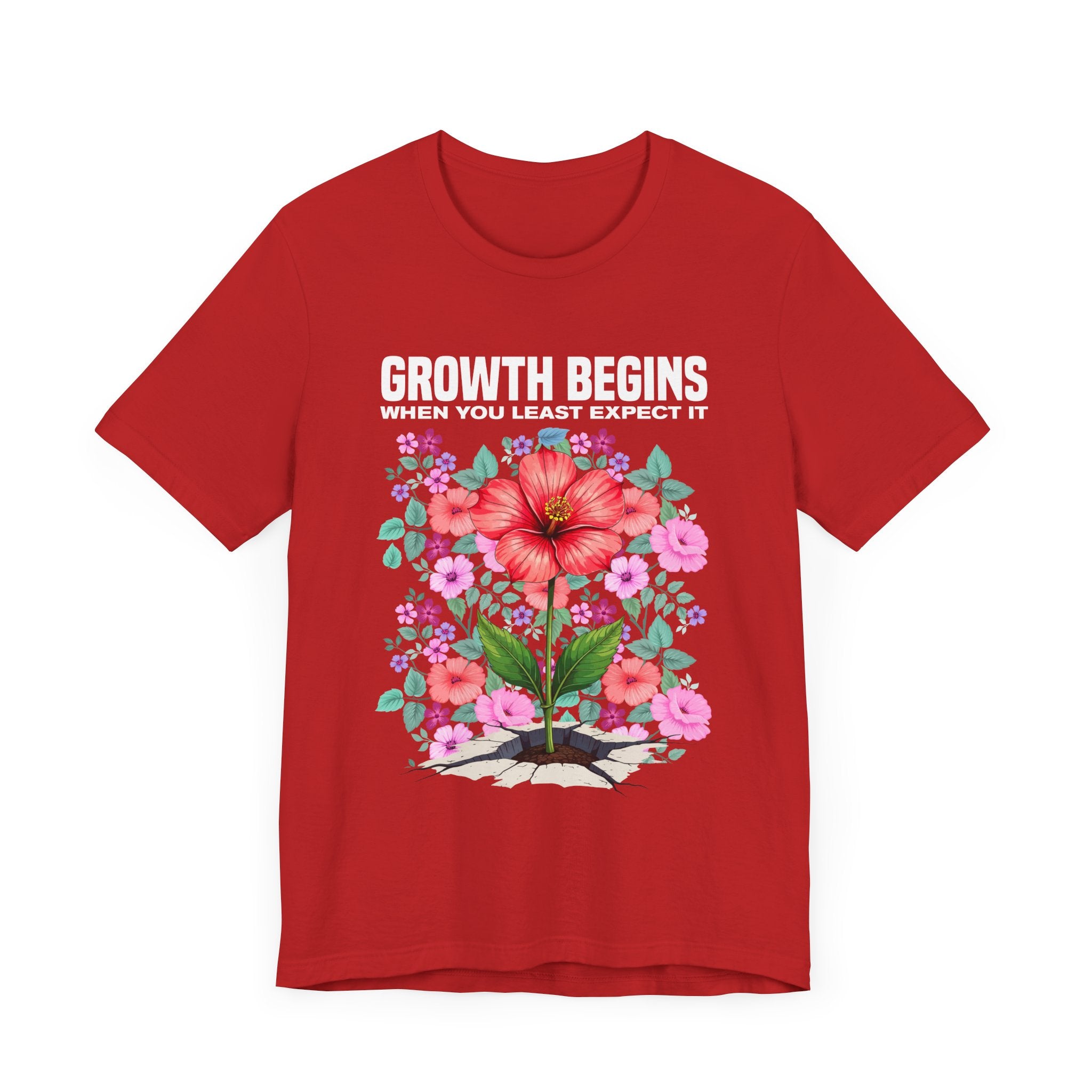 Bloom Where You Are Planted Tee, Inspirational Quote Shirt, Personal Growth Top, Garden Life Tee, Flourish Message Gift