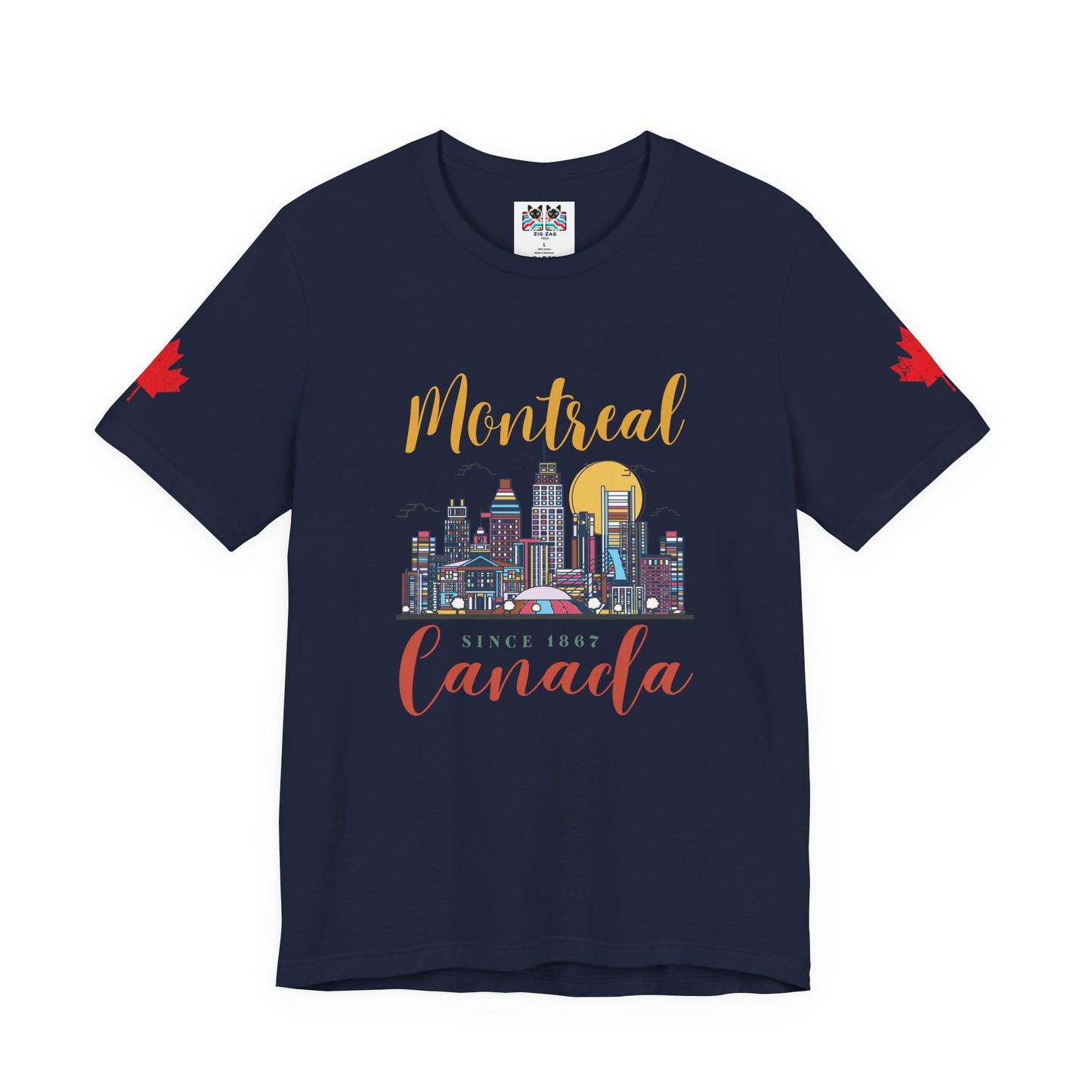 Montreal Skyline Canada Since 1867 T-Shirt
