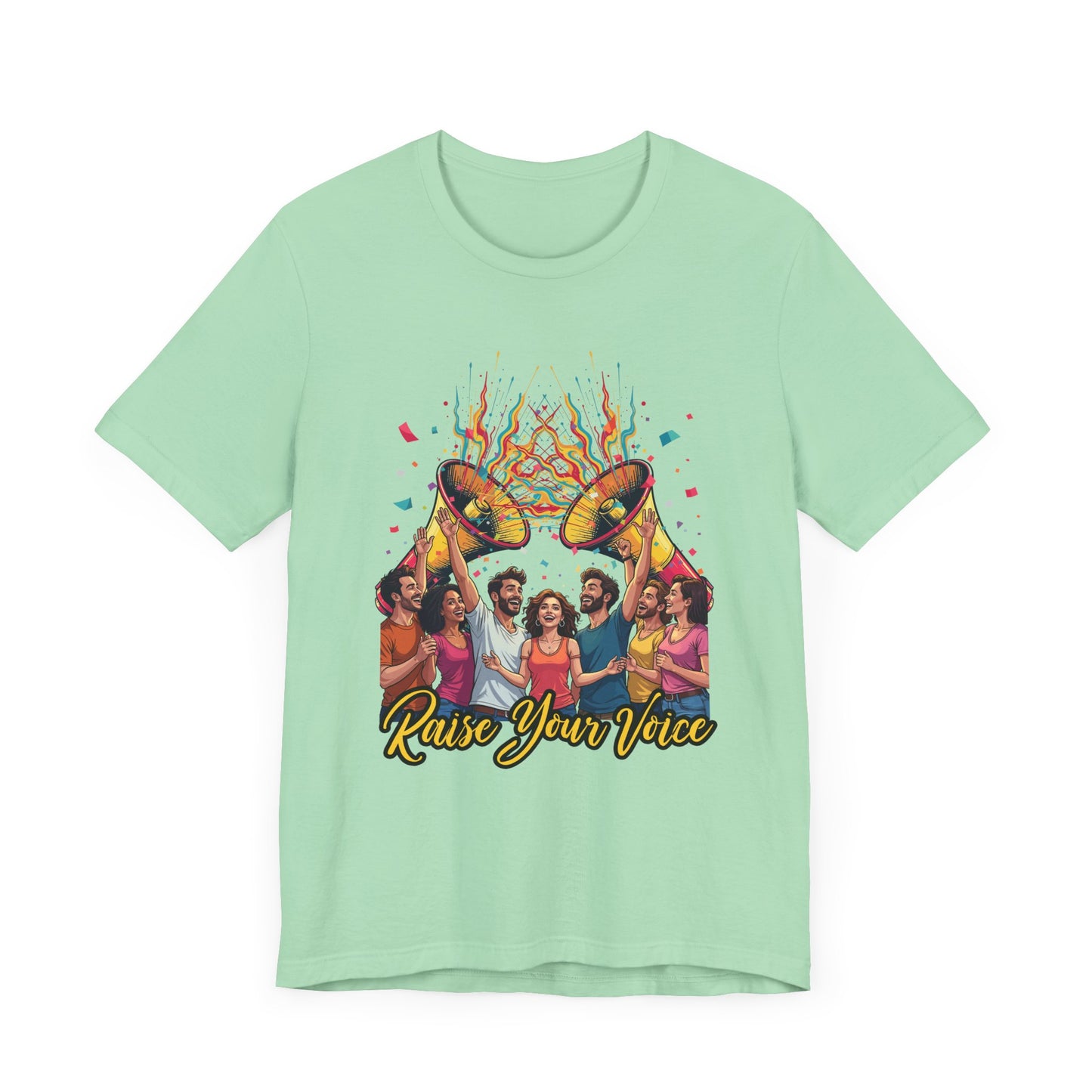 Raise Your Voice Shirt Speak Up Graphic Tee for Advocates Activists and Change Seekers Who Believe in Power Through Action and Awareness