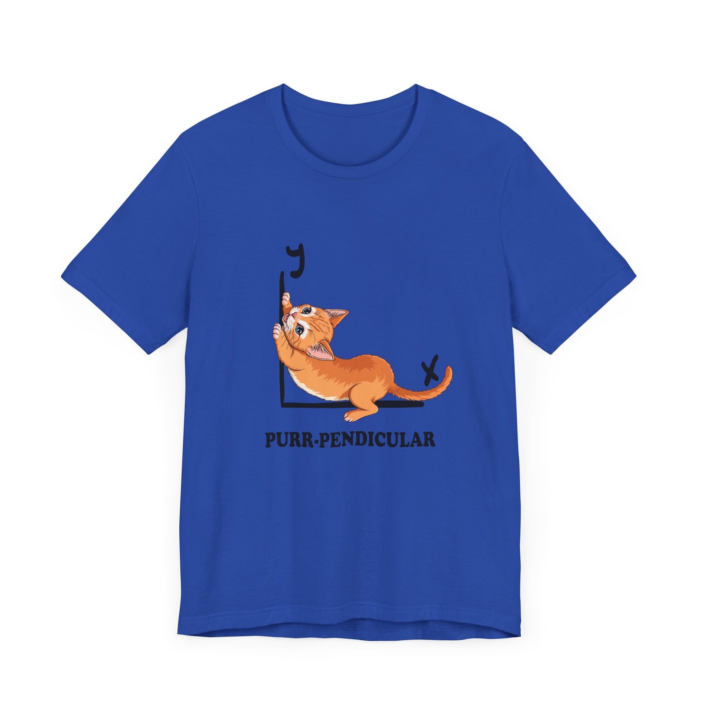 Math Cat Pun Shirt – Purr-pendicular Perpendicular Lines Graphic