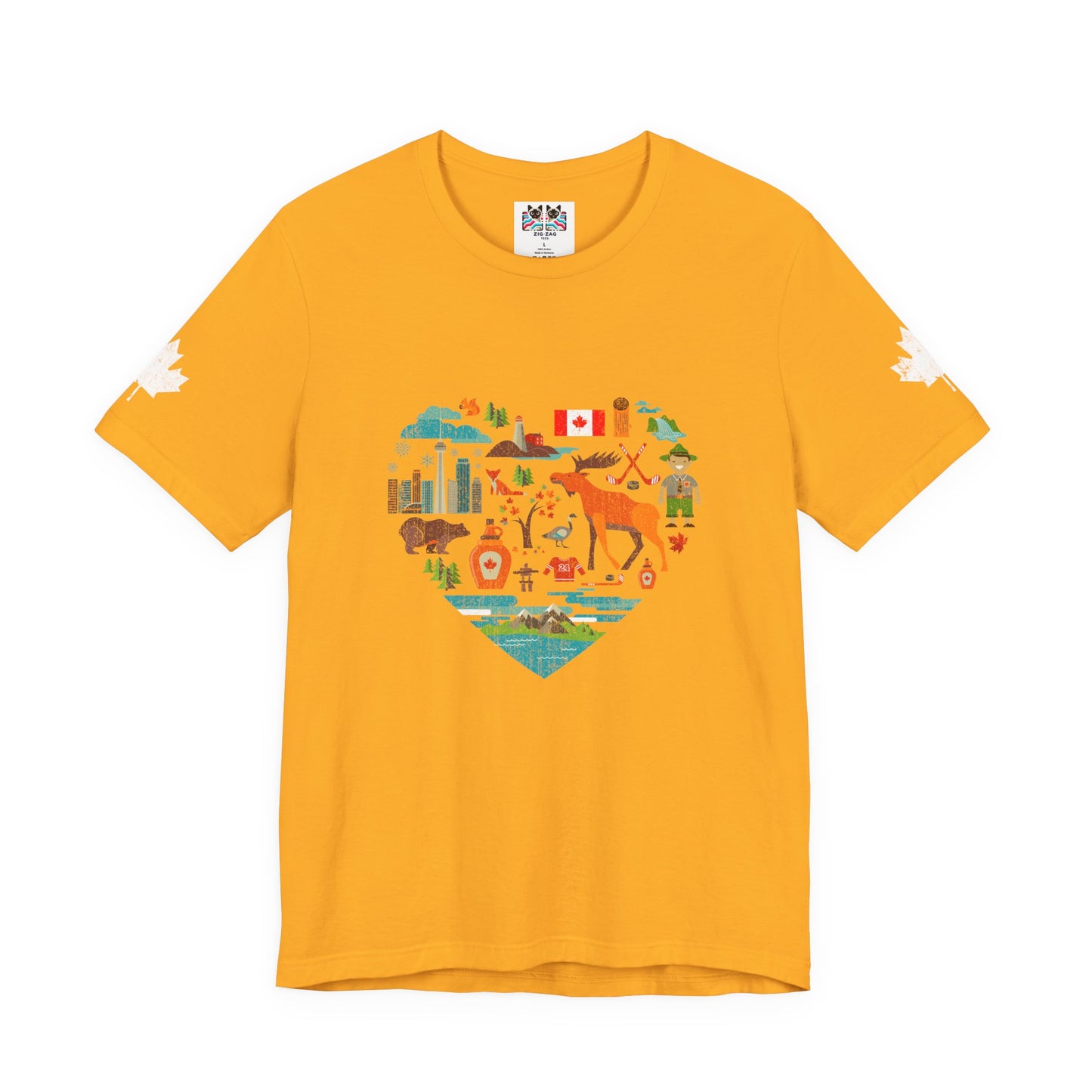 Canada Heart Icons Heritage T-Shirt