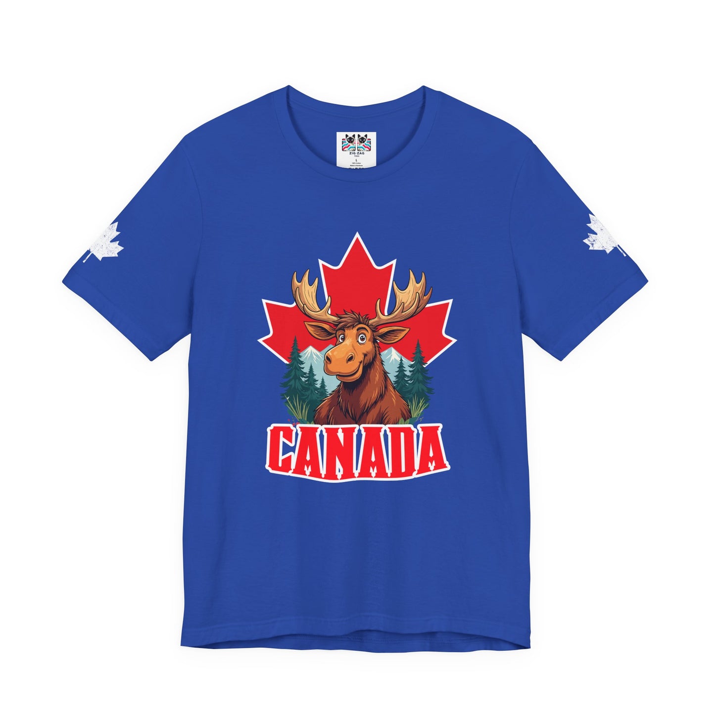 Canada Maple Moose Cartoon T-Shirt