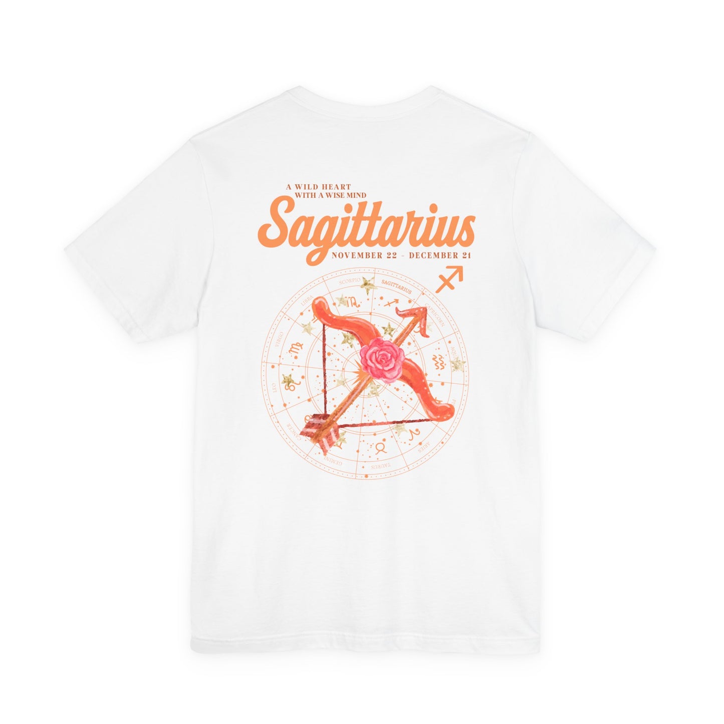 Sagittarius Zodiac T-Shirt – A Wild Heart With a Wise Mind