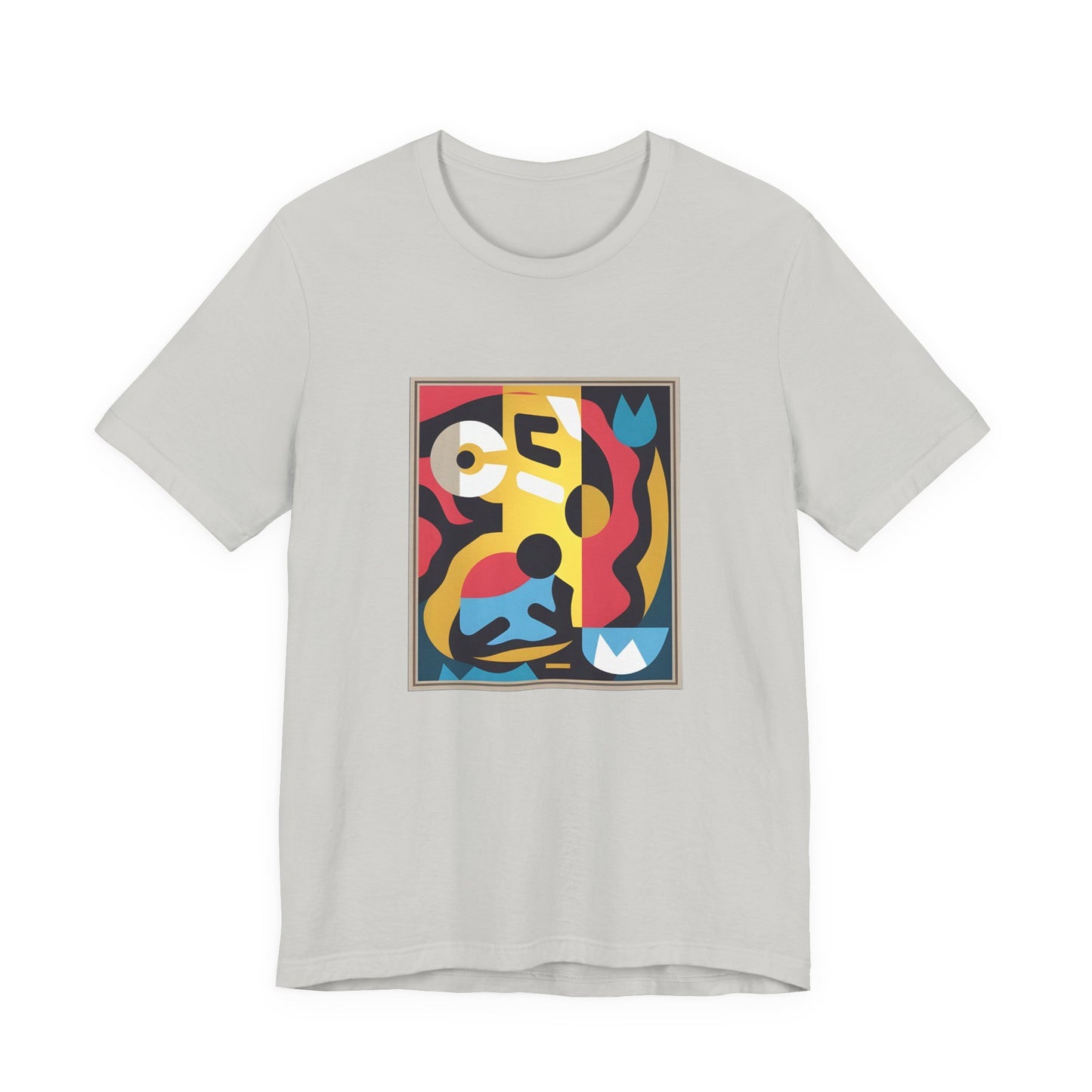 Modern Art Connoisseur Tshirt – Bold Abstract Graphic Design