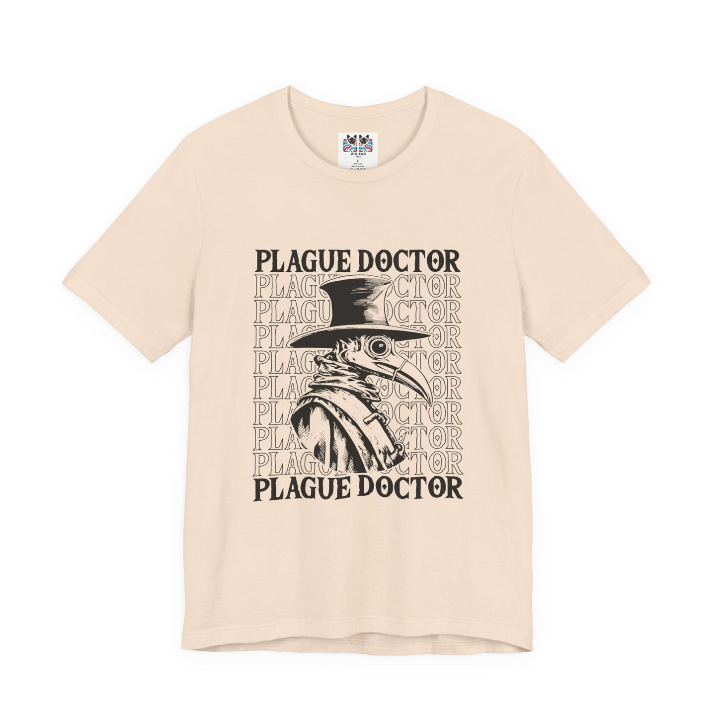 Plague Doctor Beaked Mask Rats Horror T-Shirt