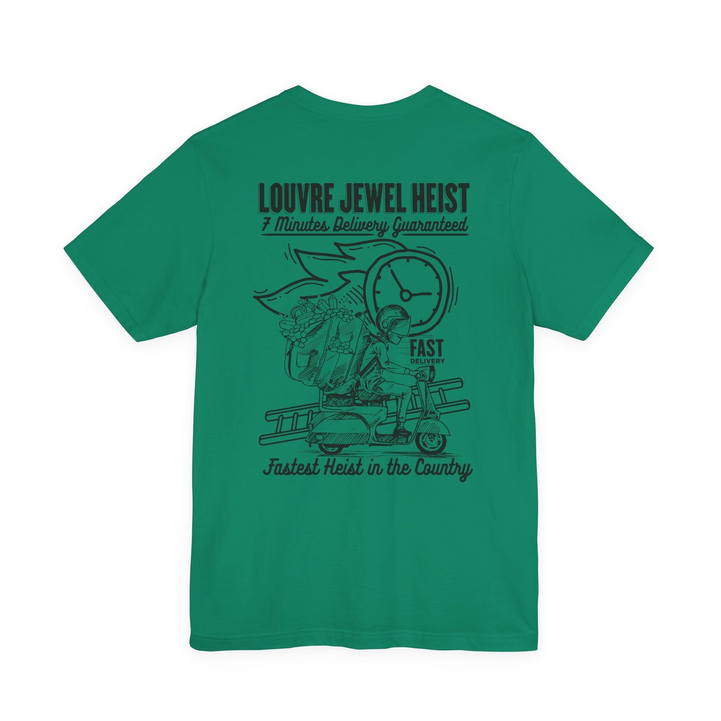 Louvre Jewel Heist – 7 Minutes Delivery Guaranteed T-Shirt