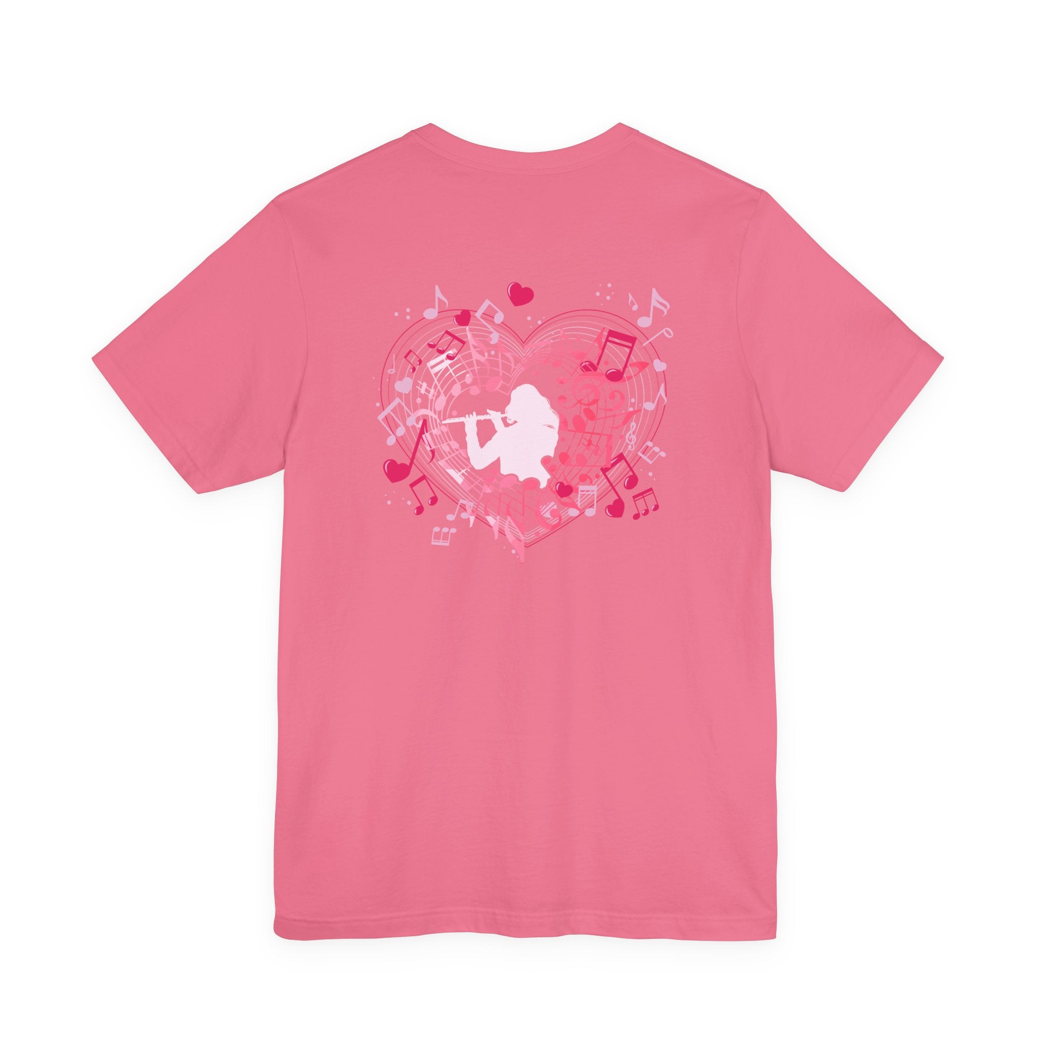 Heartbeat of the Flute Music Love T-Shirt