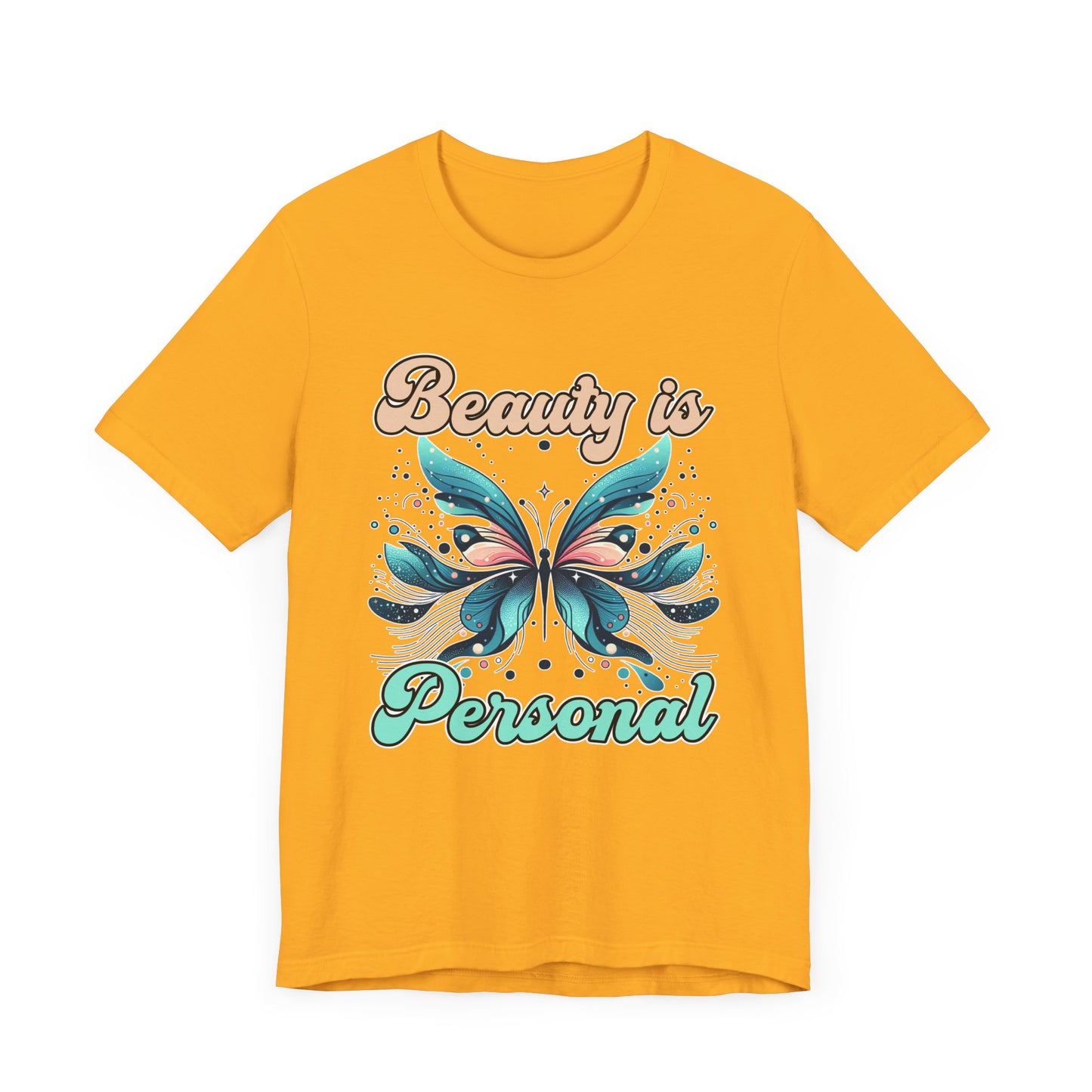 Beauty is Personal | Abstract Butterfly Graphic T-Shirt