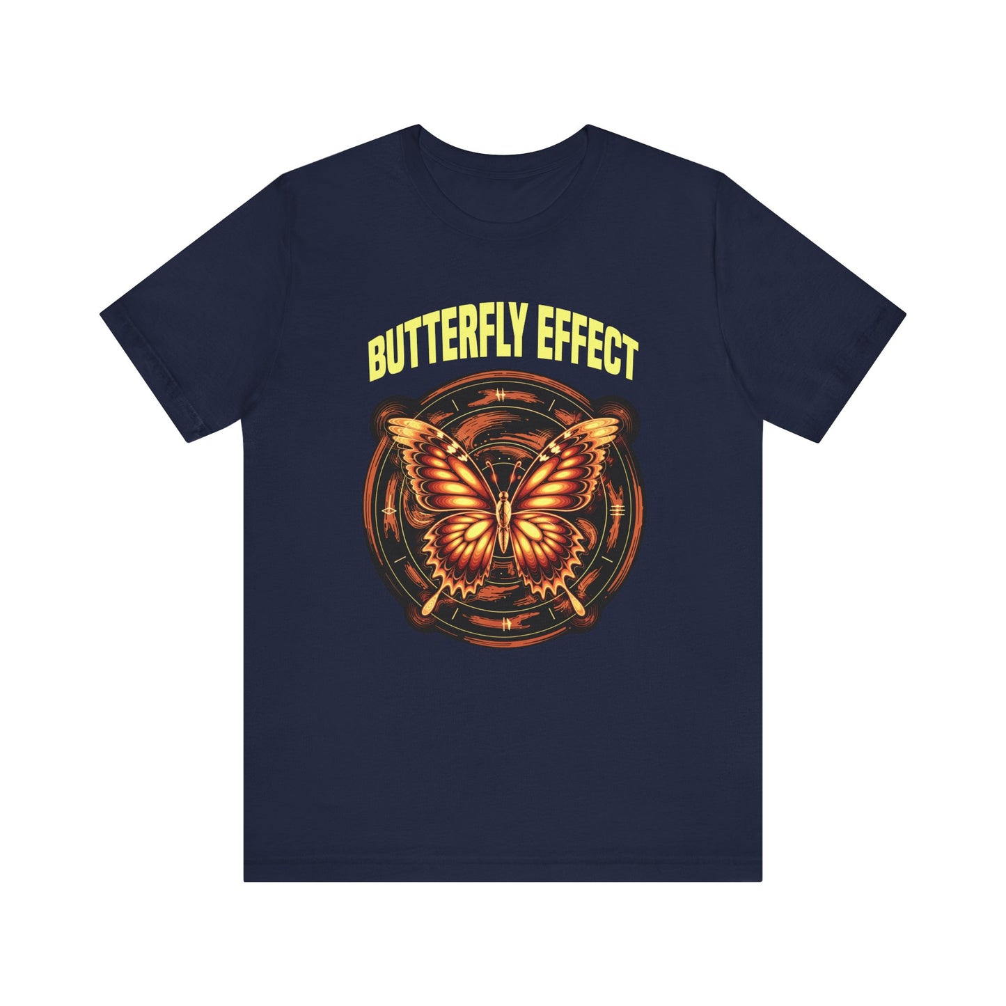 Warning Butterfly Effect Ahead Tee, Sci-Fi Chaos Shirt, Time Shift Graphic Tee, Multiverse Humor Top, Cause and Effect Gift