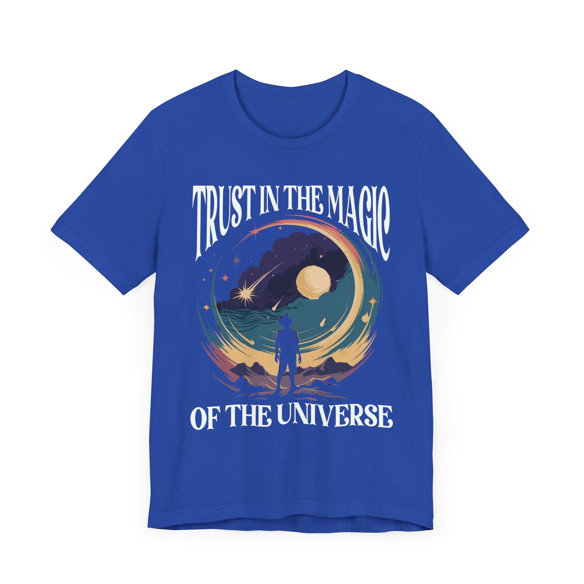 Trust in the Magic of the Universe Shirt, Manifestation Tee, Cosmic Energy T Shirt, Spiritual Growth Gift, Mystic Vibes Tee