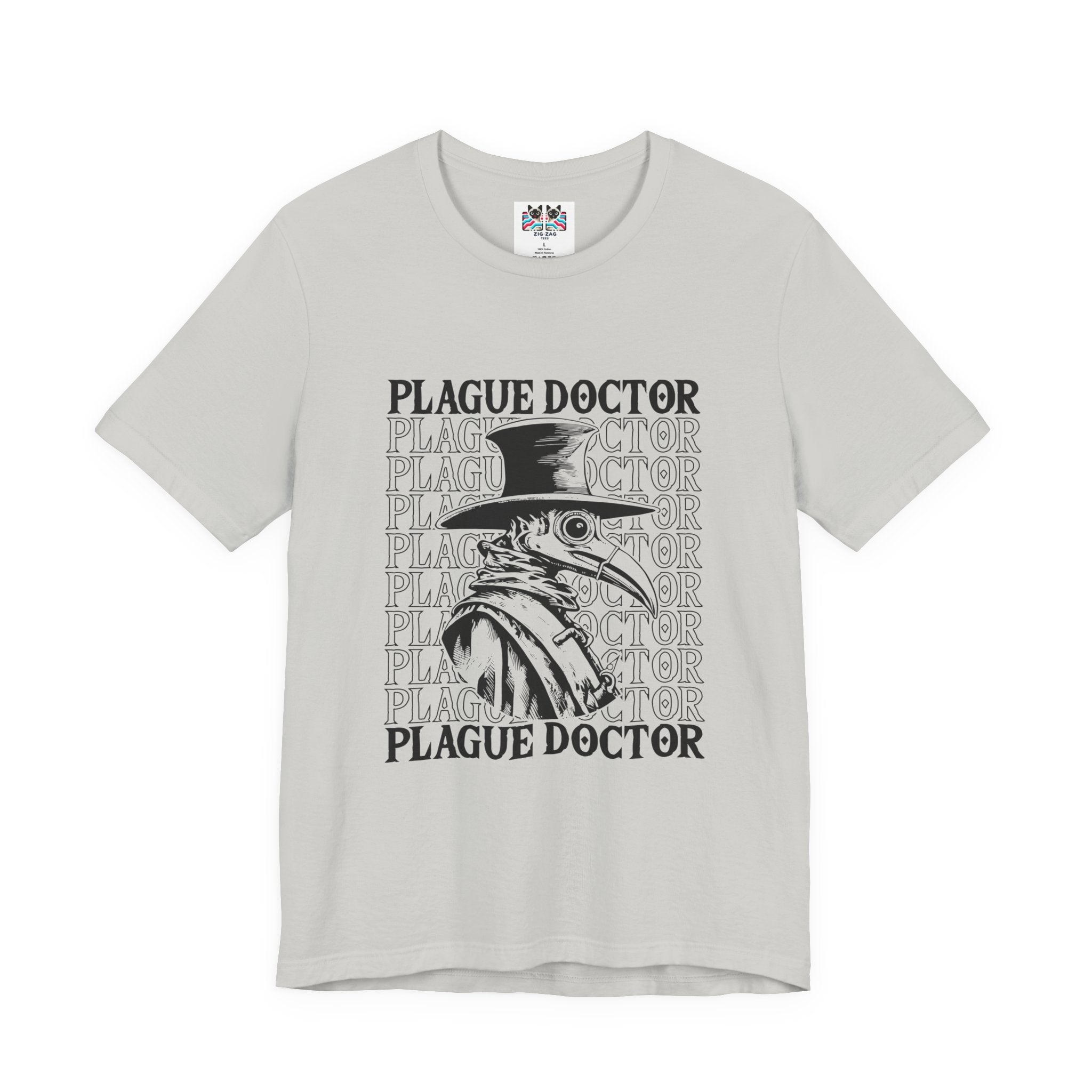 Plague Doctor Beaked Mask Rats Horror T-Shirt